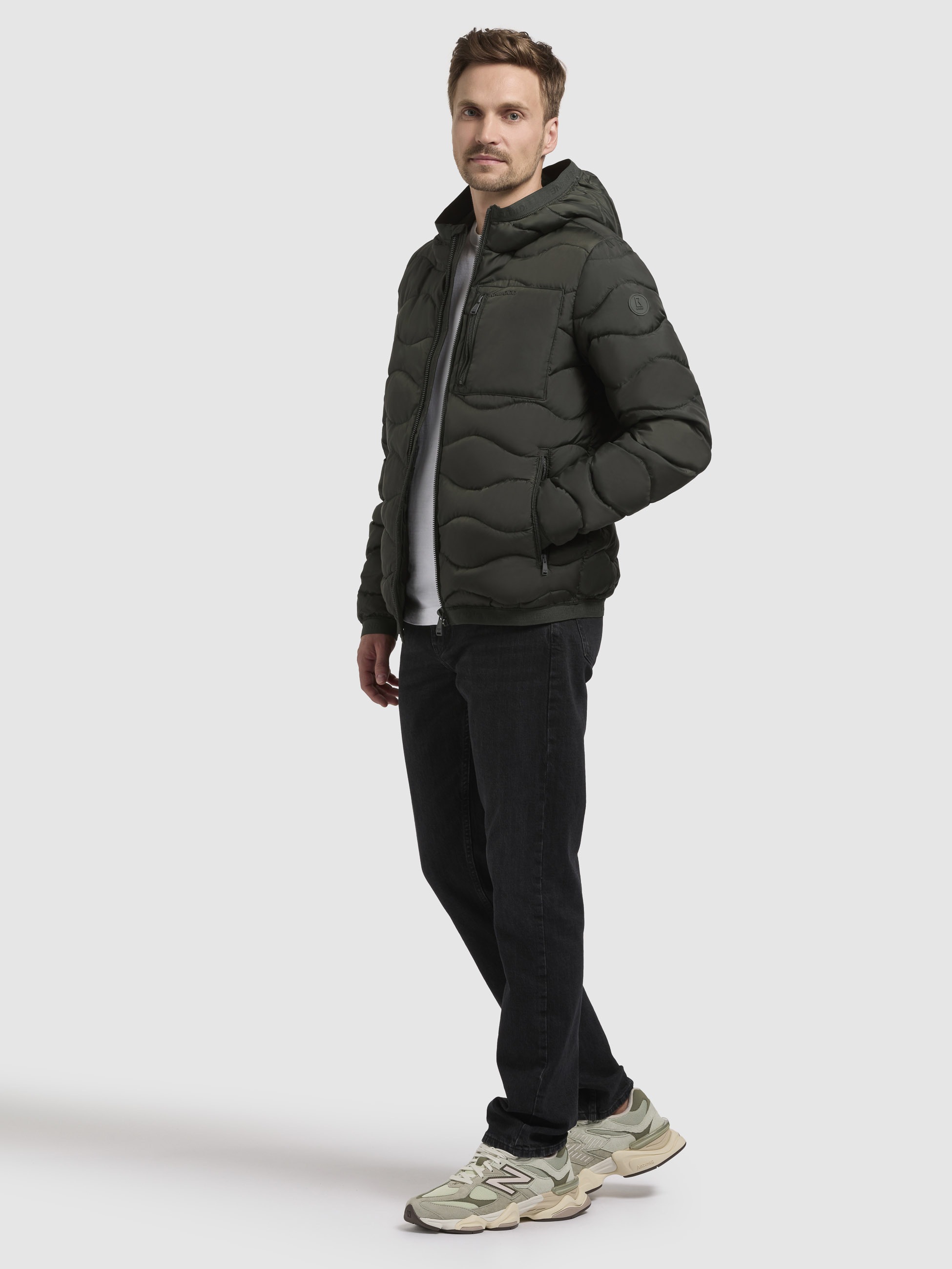 khujo Steppjacke »OMER« mit Kapuze