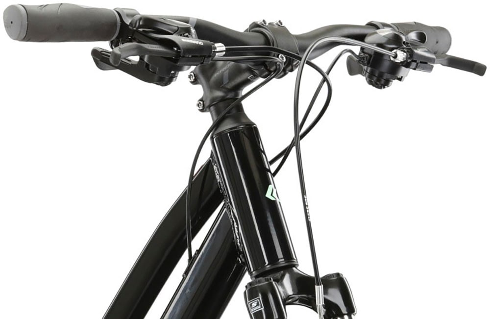 Kross Crossrad »KROSS Crossbike Evado 2.0 28" schwarz 21 Gänge«, 21 Gang, Shimano, Tourney Schaltwerk, Kettenschaltung