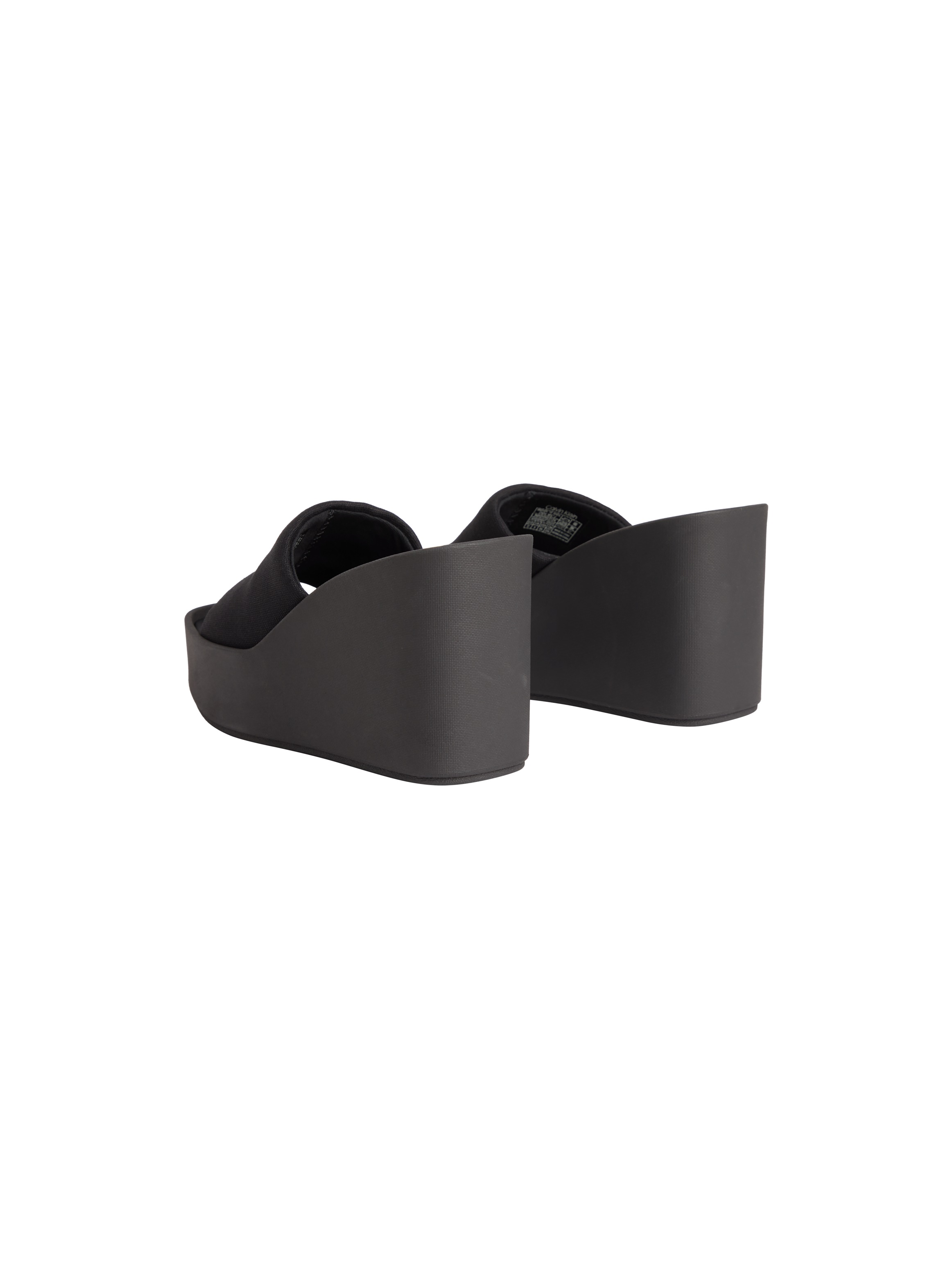 Calvin Klein Keilpantolette "WEDGE 70 SNDL CANV MG" Sommerschuh, Pantolette günstig online kaufen