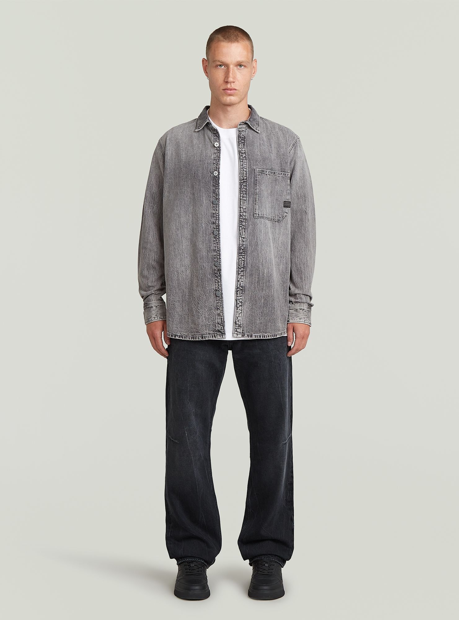 G-STAR Langarmshirt »Regular 1-Pocket Shirt«