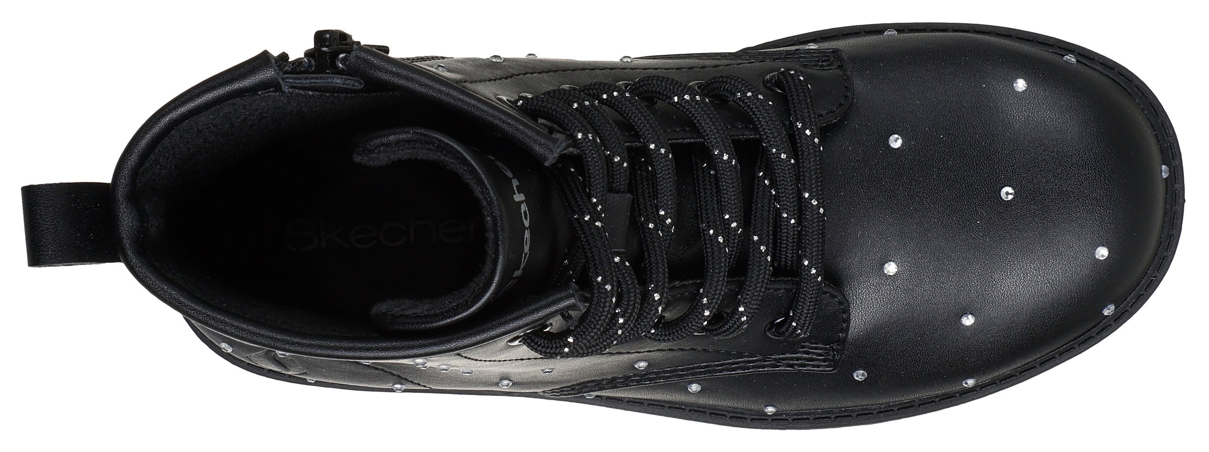Skechers Schnürstiefel »GRAVLEN HI«, Boots mit Nieten, Größenschablone zum Download