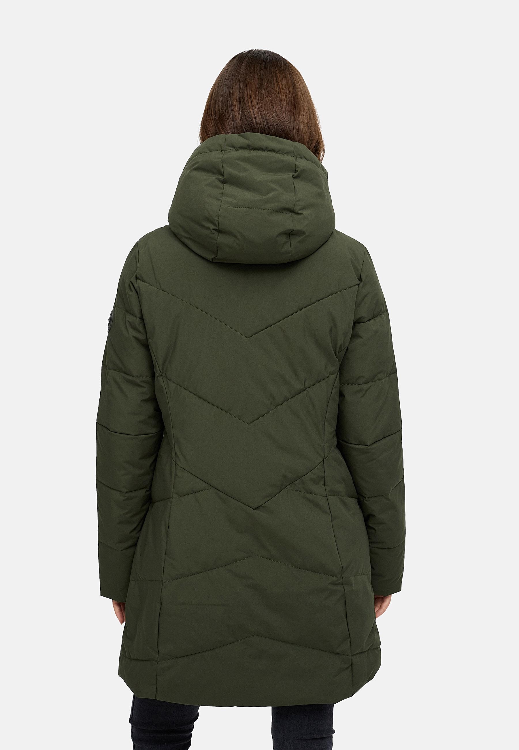 Ragwear Steppmantel »Pevilla YOUMODO«, Wasserdichter Damen Winter gesteppter Kurzmantel