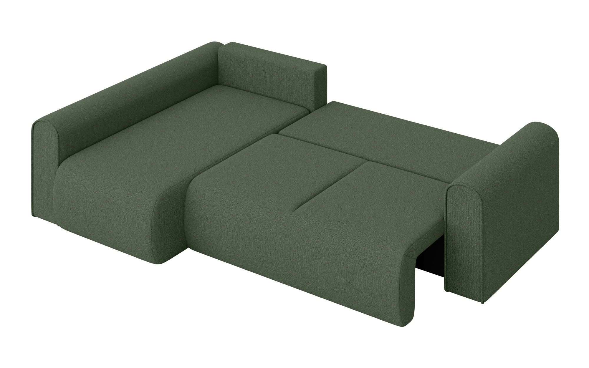 INOSIGN Ecksofa »Zacharia wahlweise Schlafsofa mit Bettkasten, B/T/H 250/166/86 cm«, L-Form mit Wellenunterfederung, Ottomane rechts oder links bestellbar