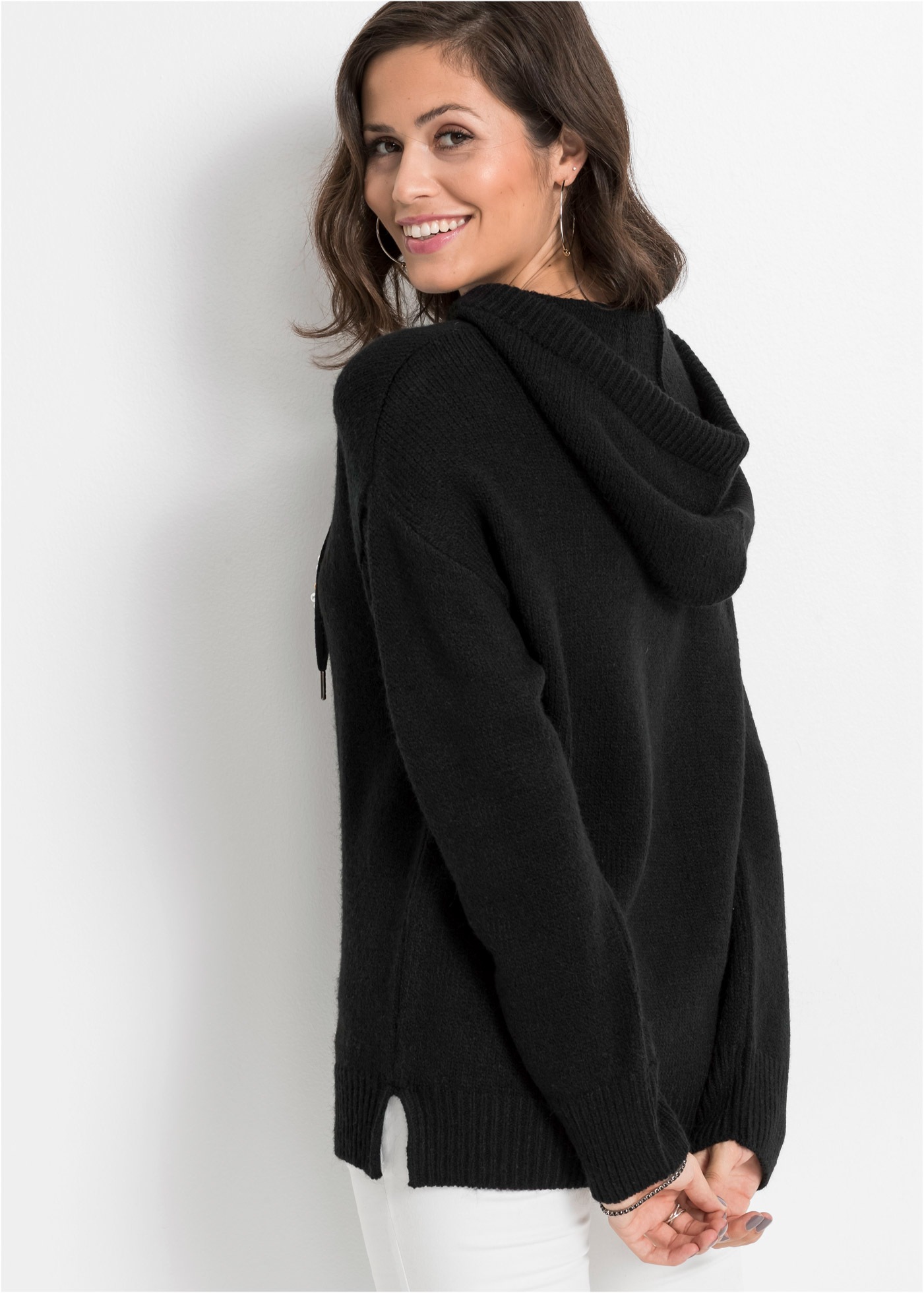 bonprix Strickpullover "Oversize-Pullover" aus Polyacryl, Polyamid und Poly günstig online kaufen