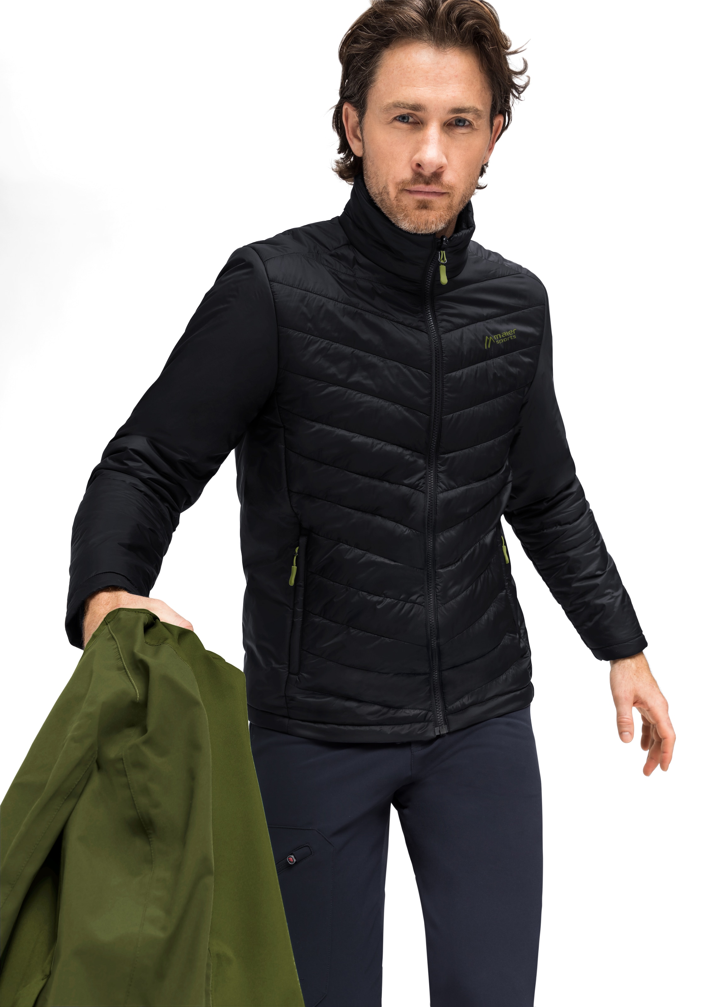 Maier Sports 3-in-1-Funktionsjacke »Ribut M« funktionale Doppel-Jacke für Wanderungen und Ausflüge