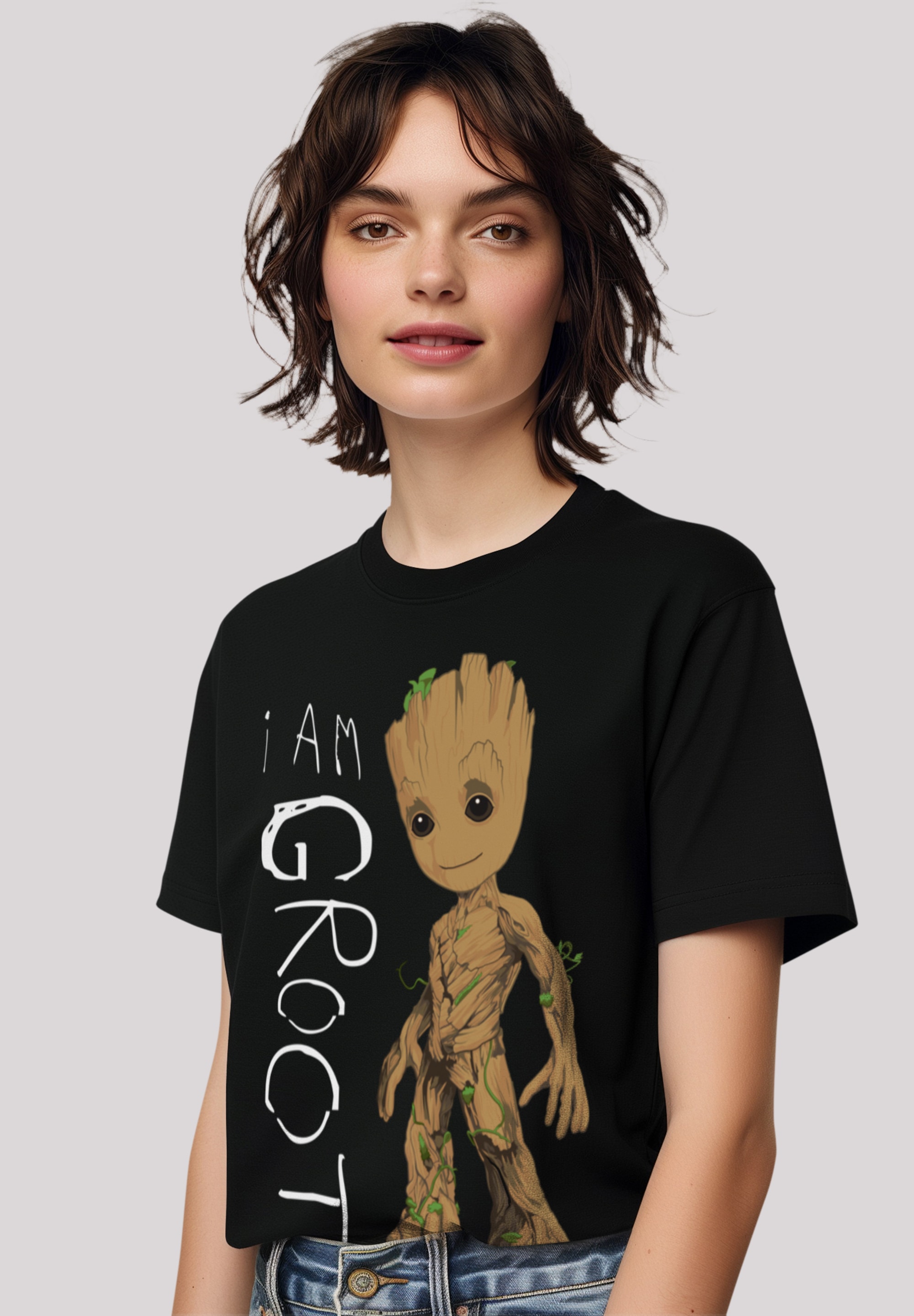 F4NT4STIC T-Shirt "Marvel Guardians of the Galaxy Ich bin Groot", Premium Q günstig online kaufen