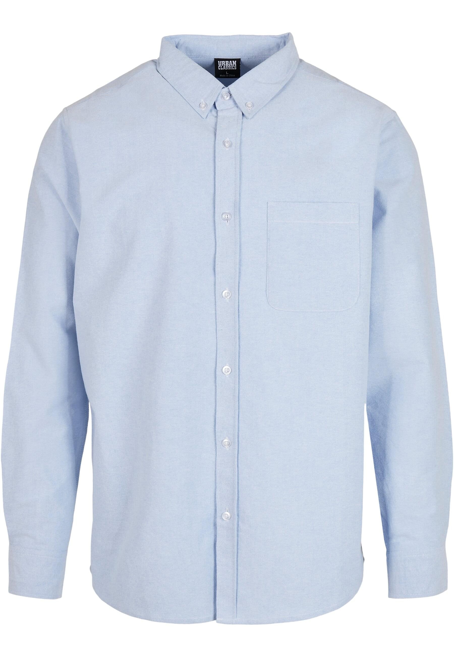 URBAN CLASSICS Karohemd »Urban Classics Herren Basic Oxford Shirt«, (1 tlg.)