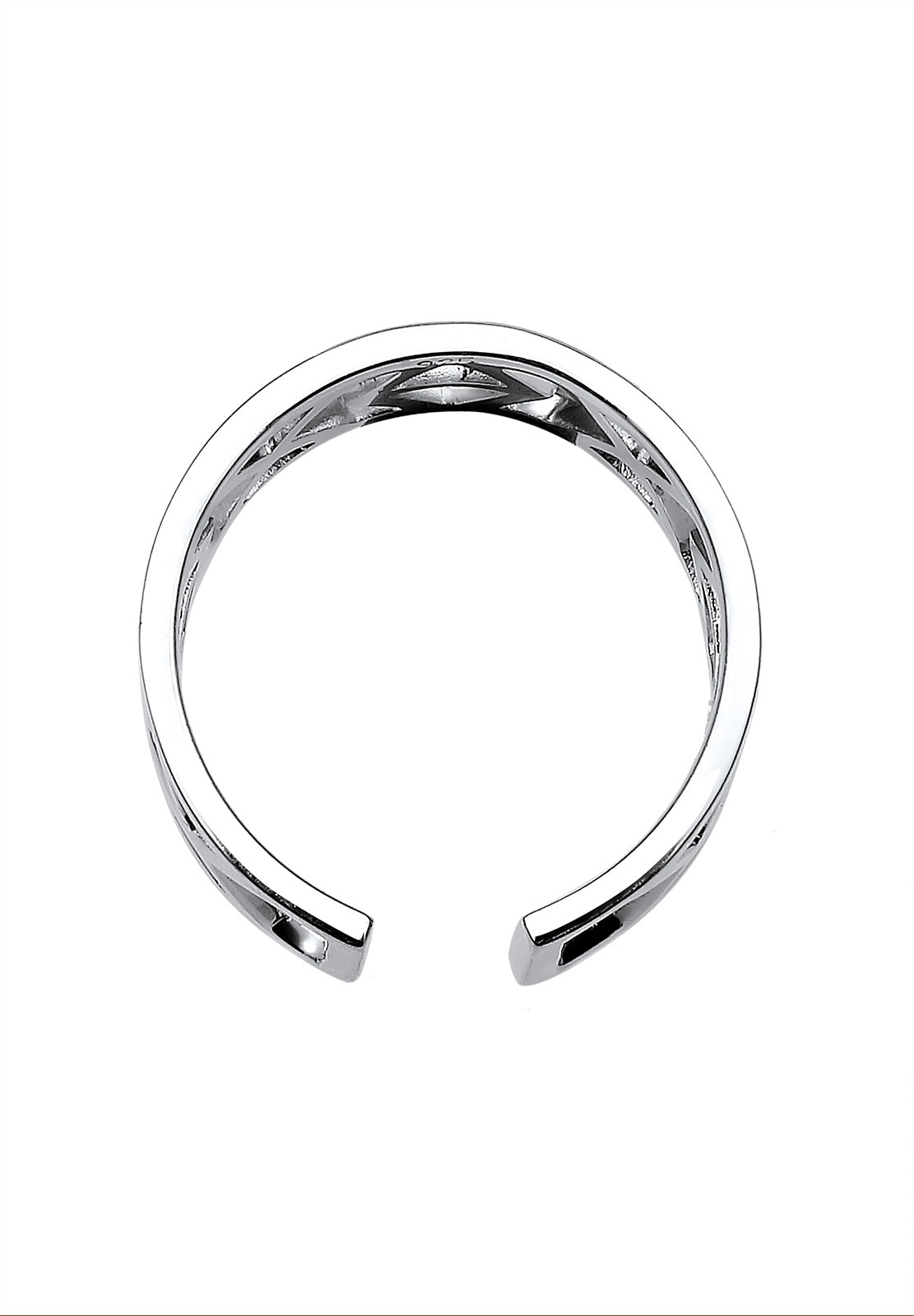 Elli Fingerring »Ikat-Muster 925 Sterling Silber«