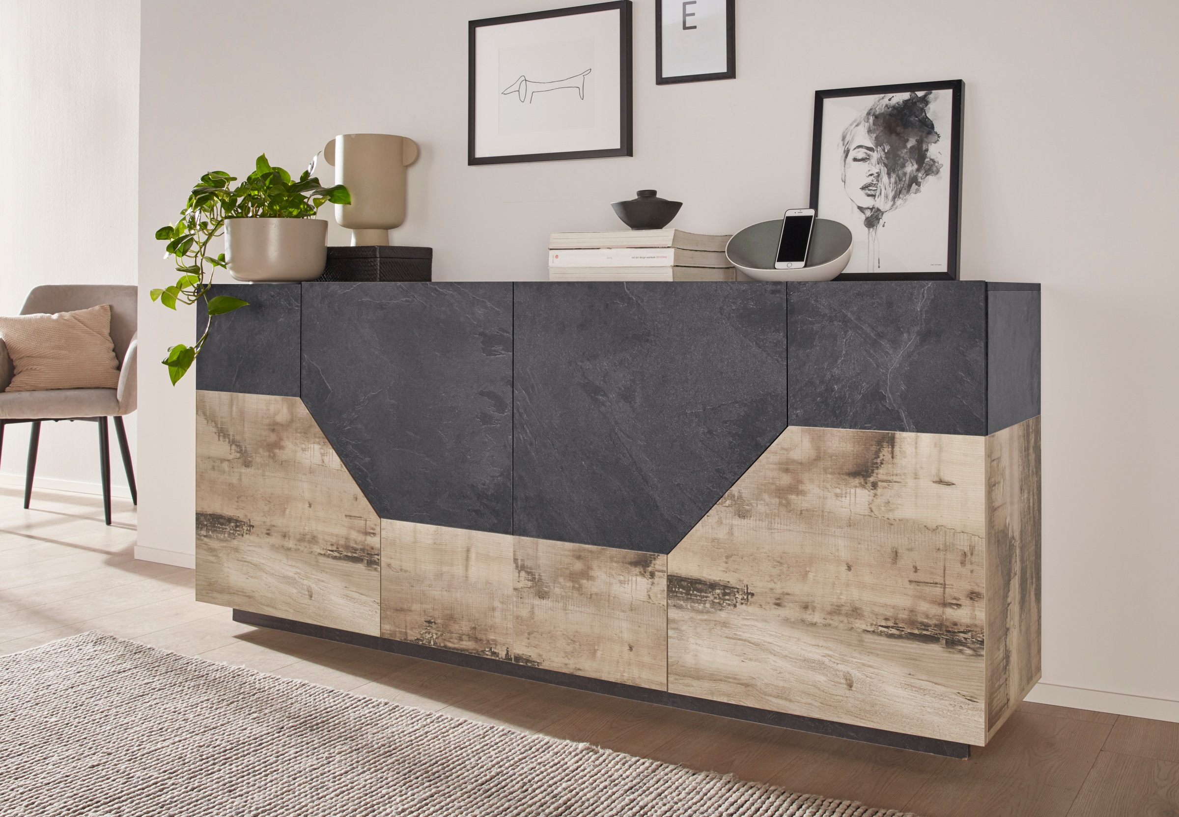 INOSIGN Sideboard »alien«, Breite ca. 200 cm