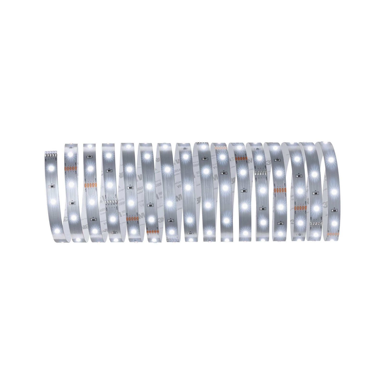 Paulmann LED-Streifen »MaxLED 250 Stripe 5m Daylight IP20 6500K 19W 230/24V Silber« 1 Stk.-flammig