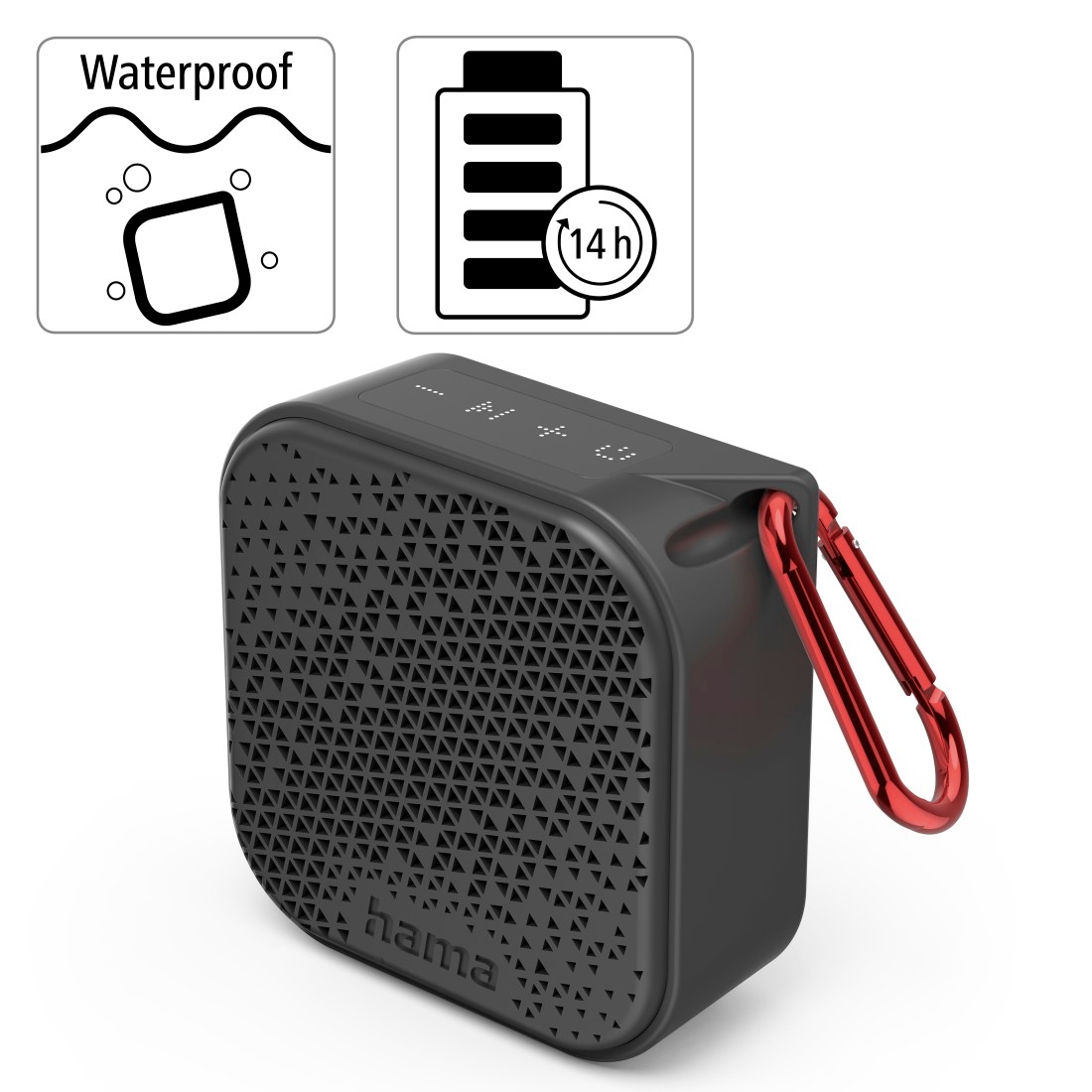 mit Bluetooth-Lautsprecher kabellos wasserdicht BAUR | Hama Outdoor »Bluetooth IPX7 Lautsprecher Akku«