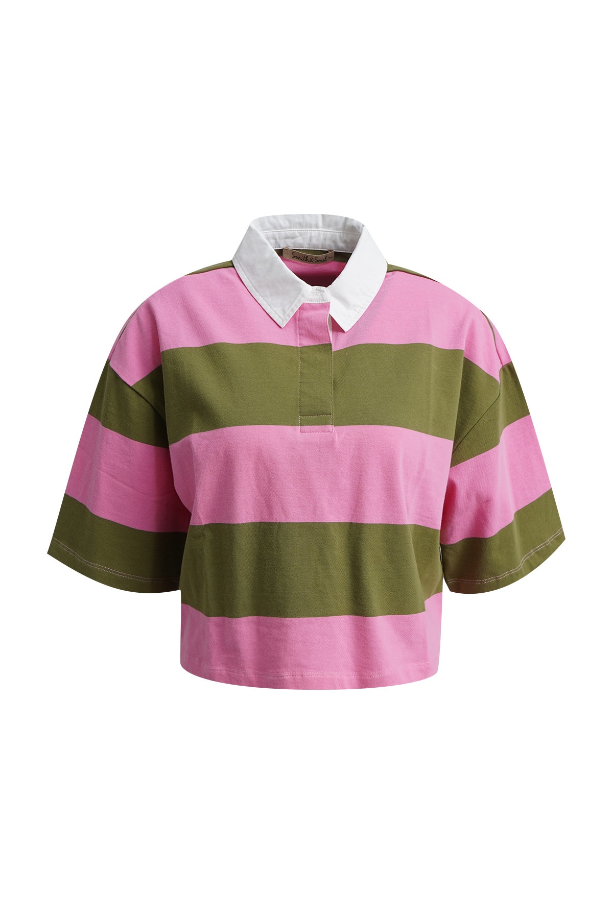 Smith & Soul Kurzarmshirt mit überschnittener Schulter