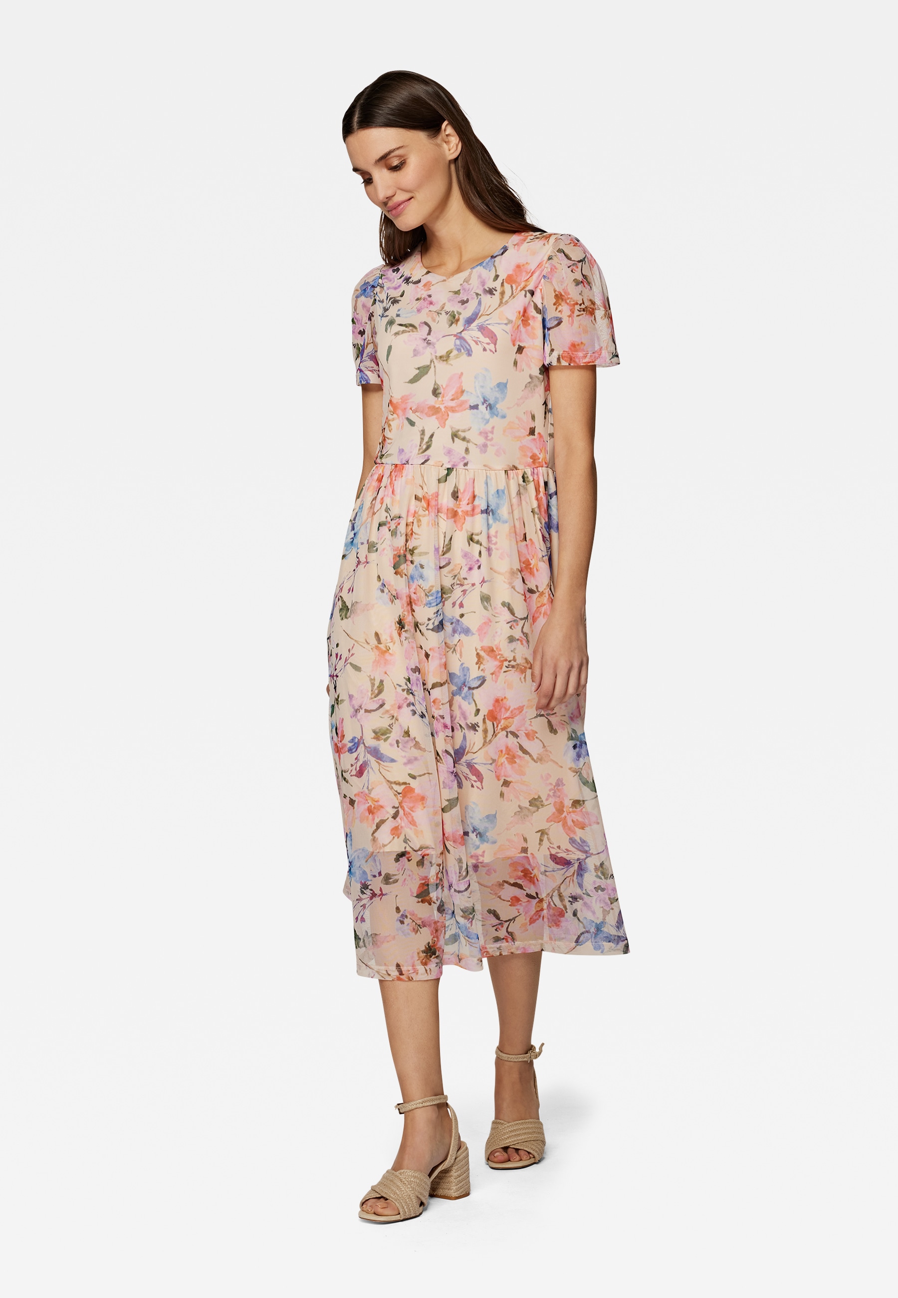 Mavi Meshkleid "FLOWER PRINTED DRESS", Mesh-Kleid