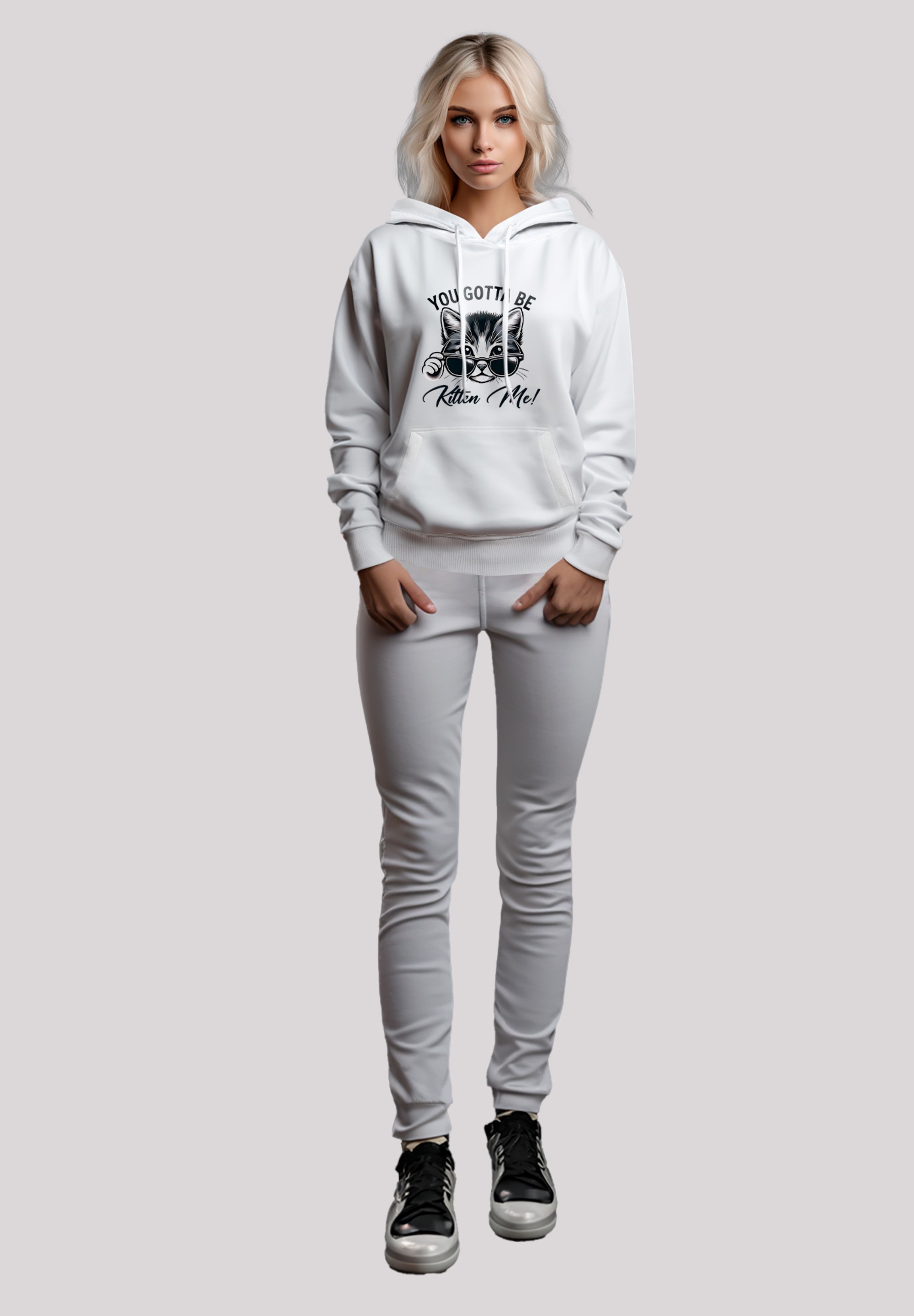 F4NT4STIC Kapuzenpullover »Kätzchen You Gotta Be Kitten Me!«, Premium Qualität