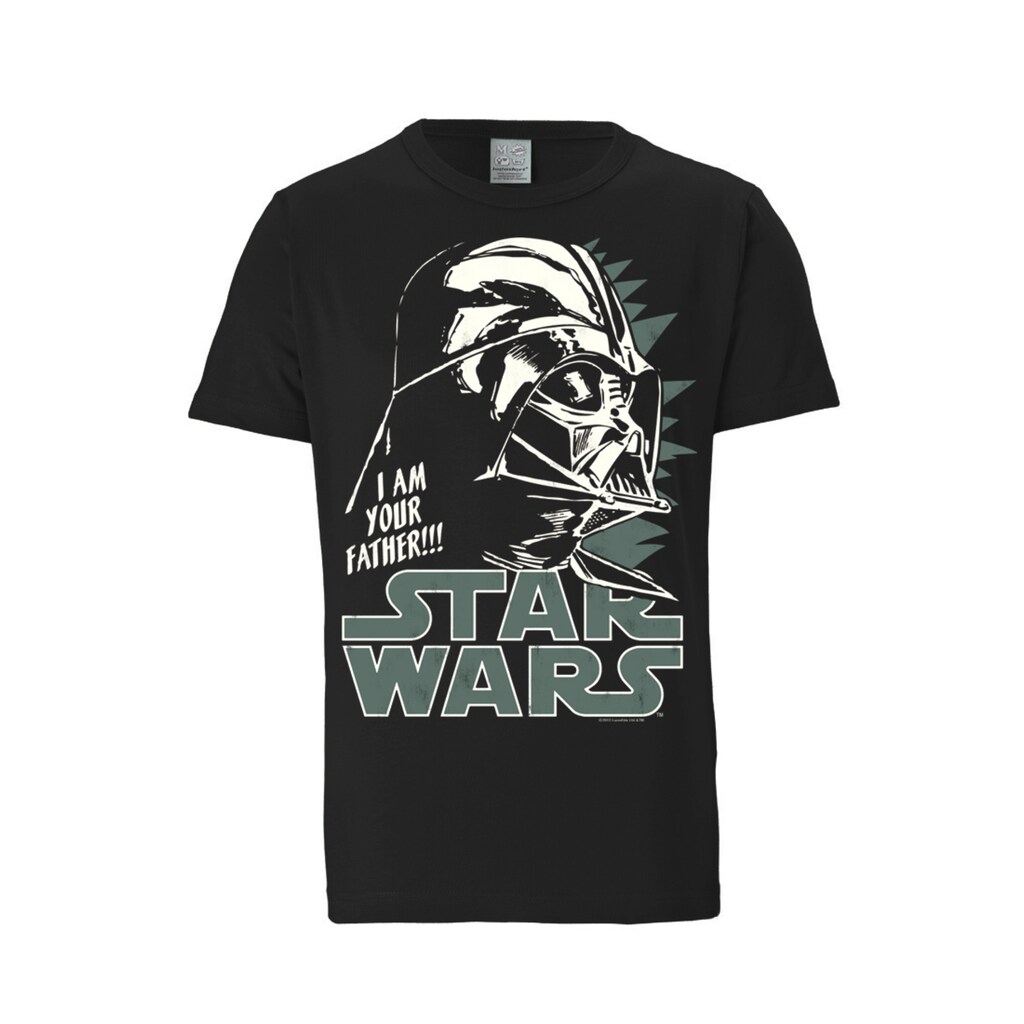 LOGOSHIRT T-Shirt »Darth Vader - Krieg der Sterne«, mit Star Wars-Aufdruck