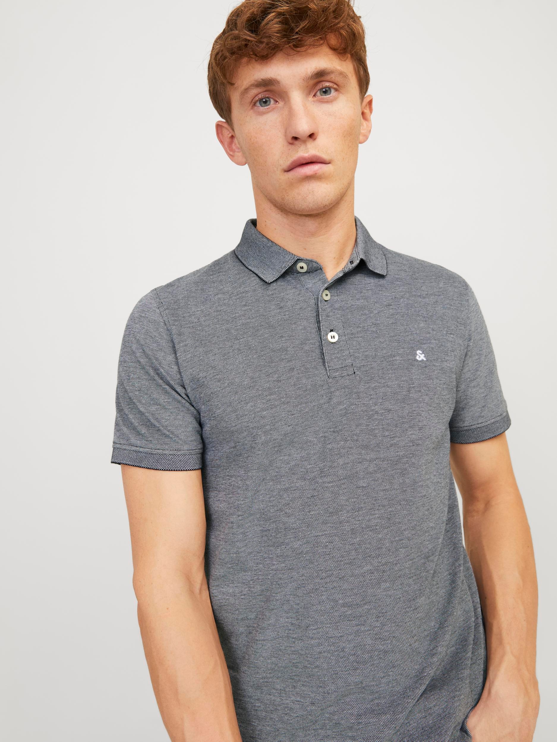 Jack & Jones Poloshirt "JJEPAULOS POLO SS NOOS", mit Logo Stickerei günstig online kaufen