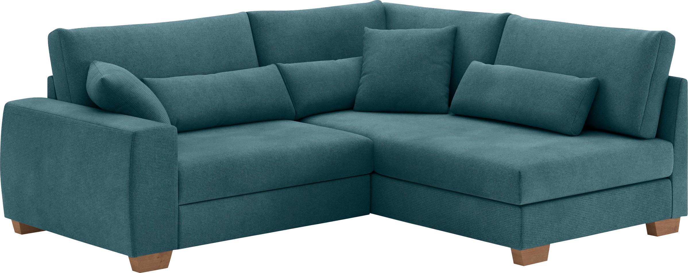 Mr. Couch Ecksofa "Helena L-Form", Mit Federkern, wahlweise mit Bettfunktio günstig online kaufen