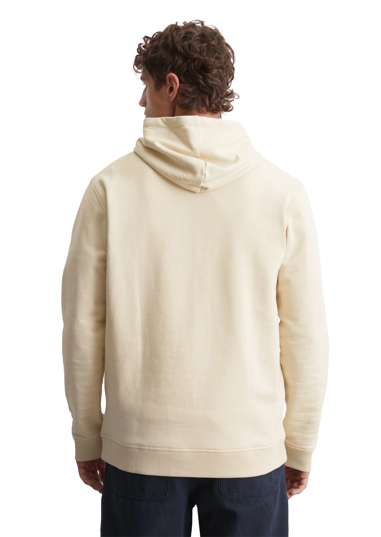 Marc O'Polo DENIM Hoodie, mit kontrastfarbener Logo-Stickerei