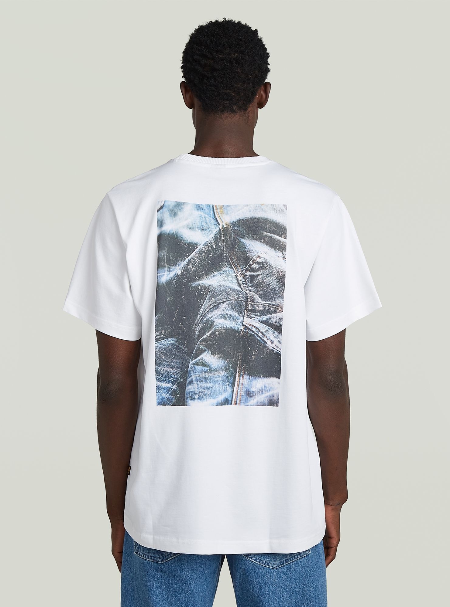 G-STAR T-Shirt "Back Photo Print Loose T-Shirt" günstig online kaufen