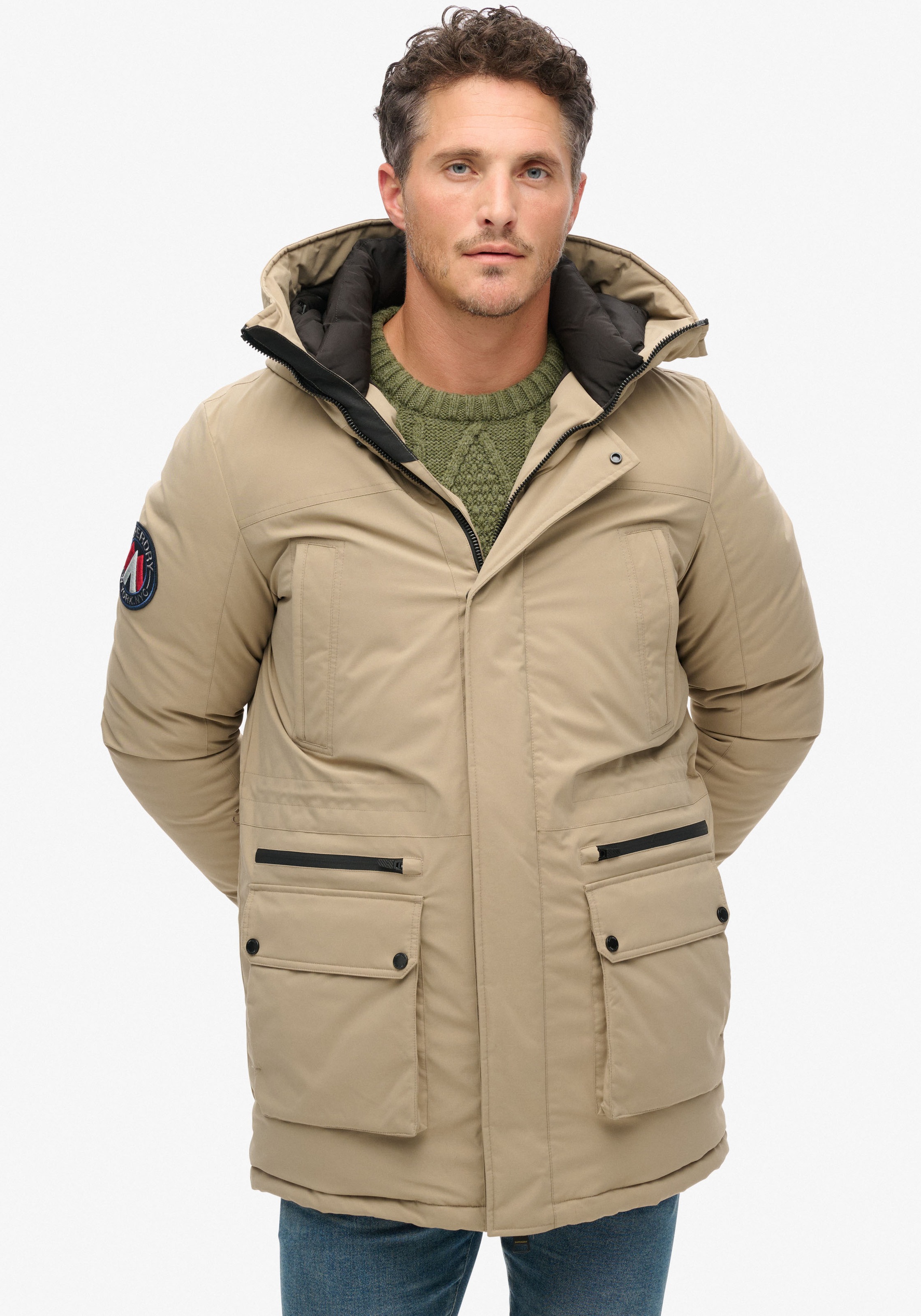 Superdry Steppjacke City Padded Parka Jacket günstig online kaufen