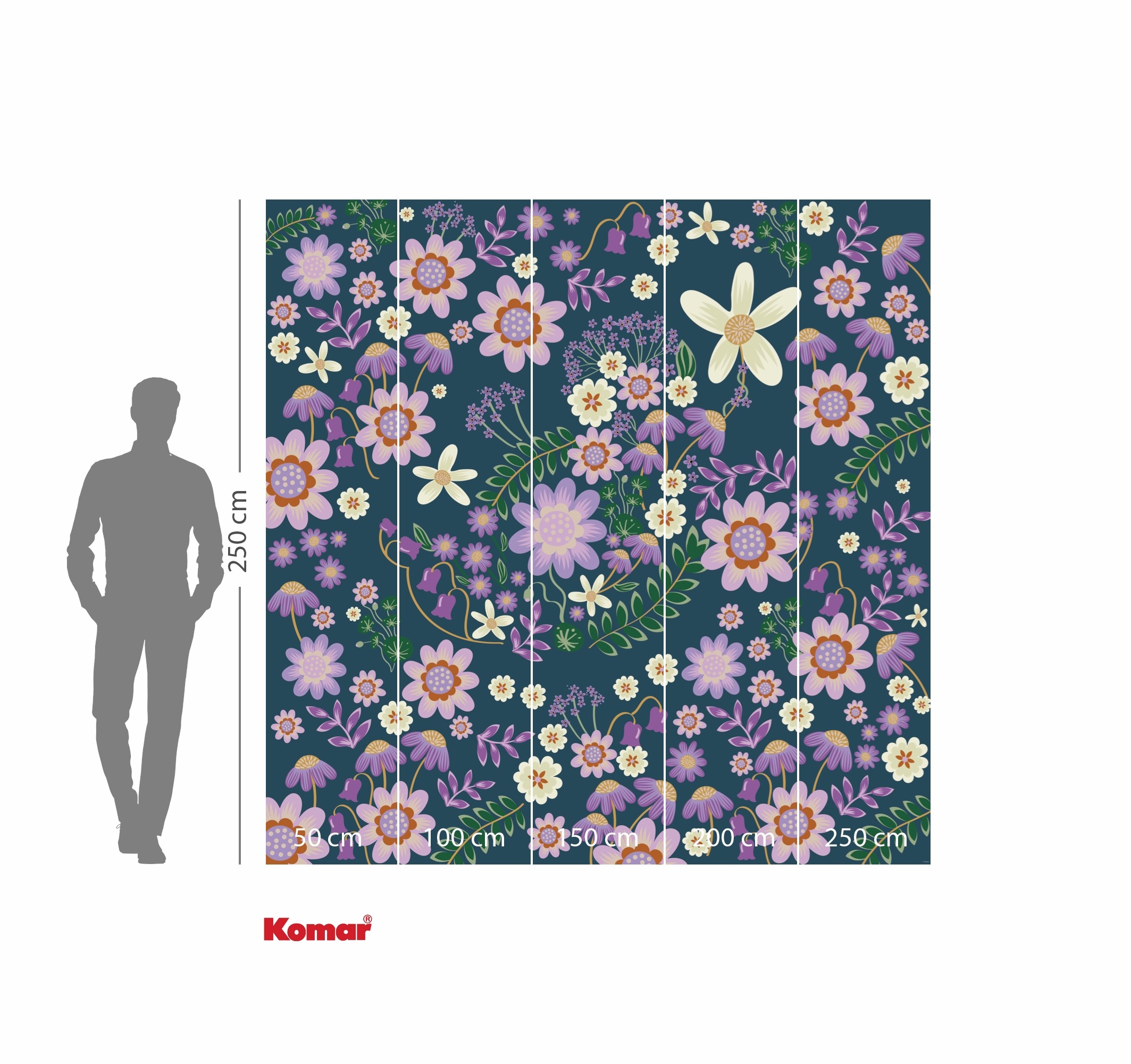 Komar Kindertapete »Disney Minnie Mouse Gardening Club Blue«, bedruckt