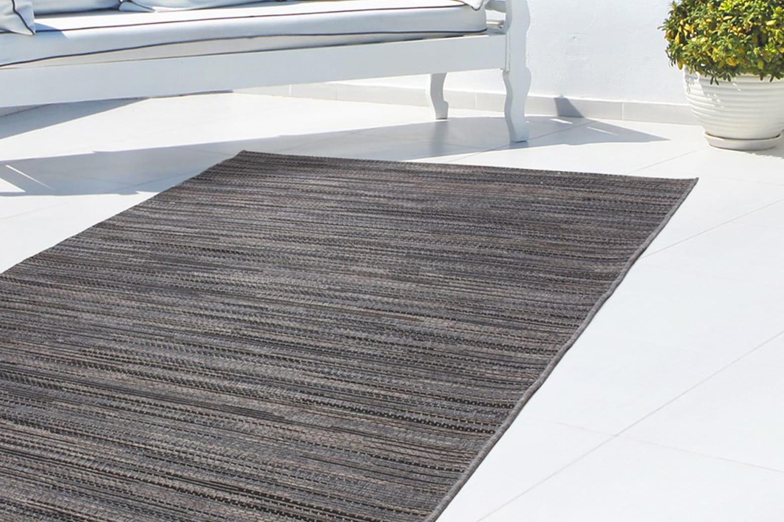 my home Teppich "Sokol" rechteckig 7 mm Höhe Indoor und Outdoor geeignet, W günstig online kaufen
