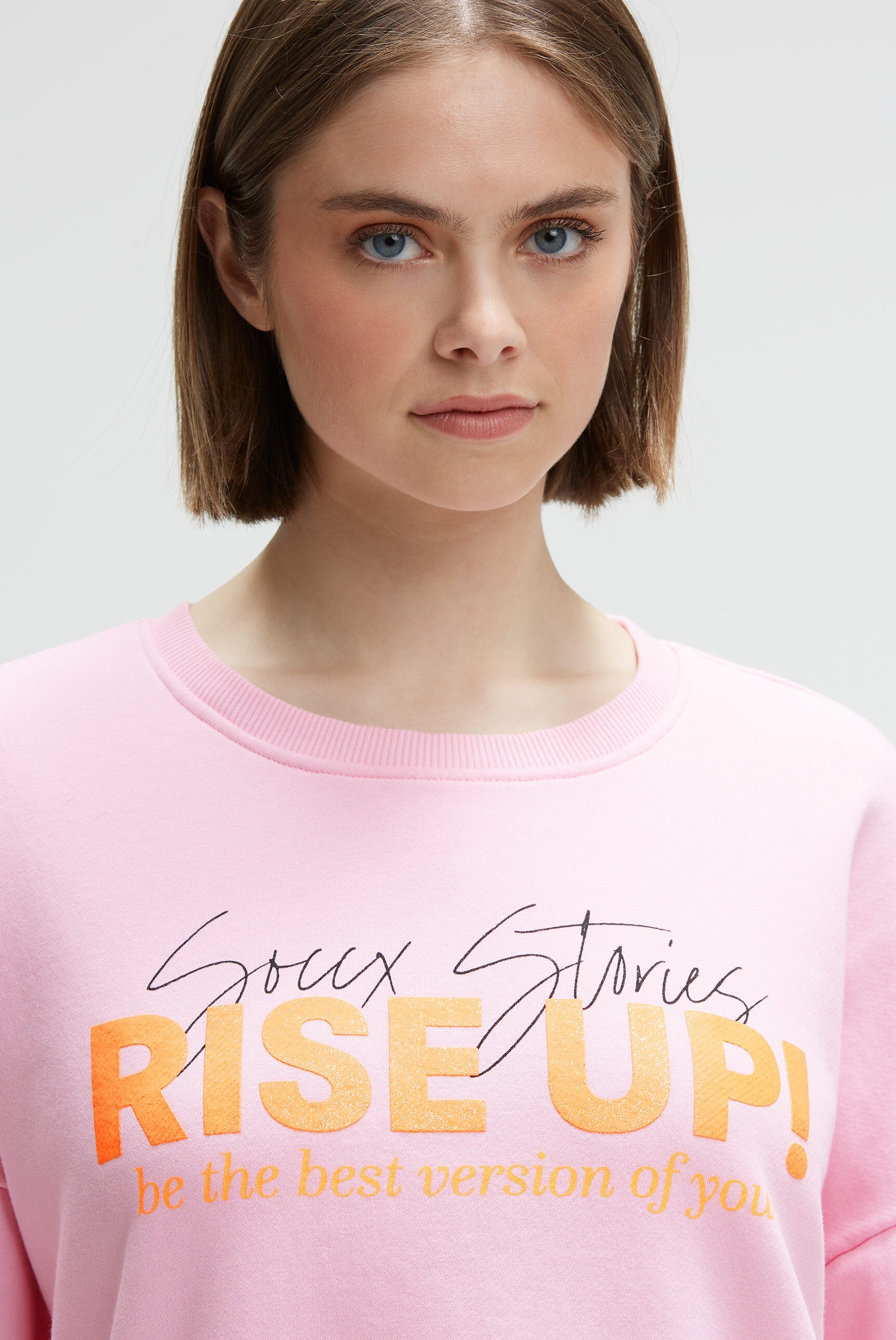 SOCCX Sweater , mit Seitenschlitze
