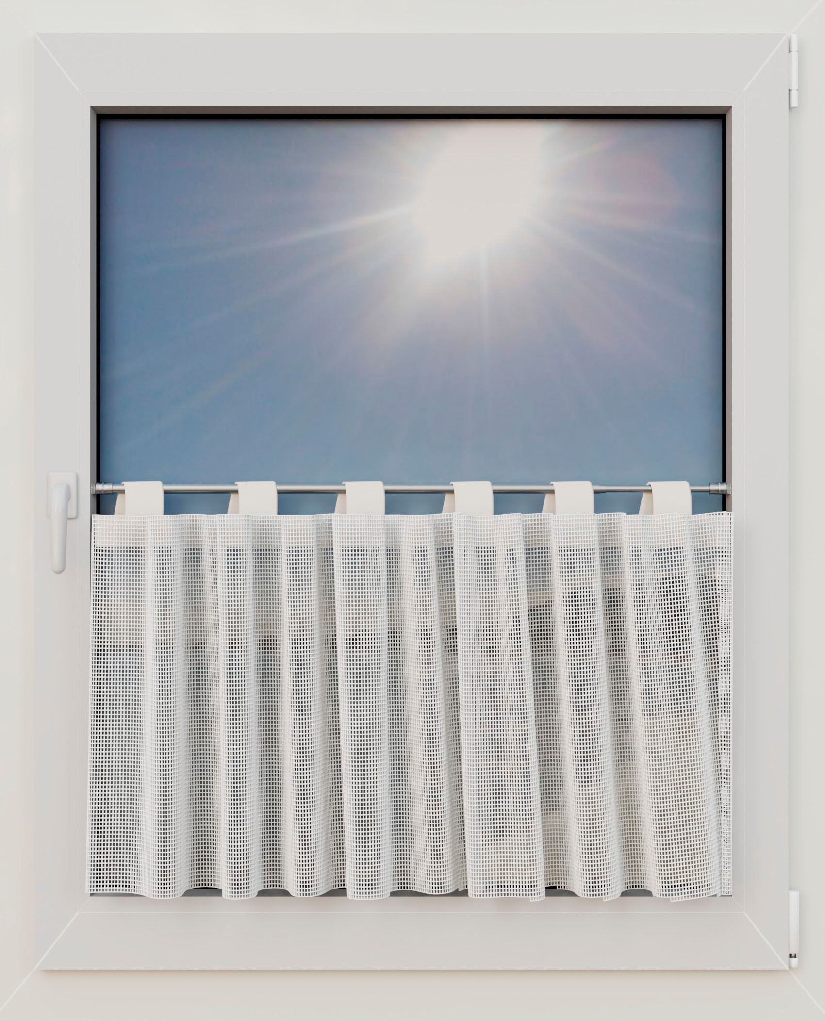 indeko Scheibenstange "Screw" Ø 9 mm 1 läufig-läufig Fixmaß stufenlos verst günstig online kaufen