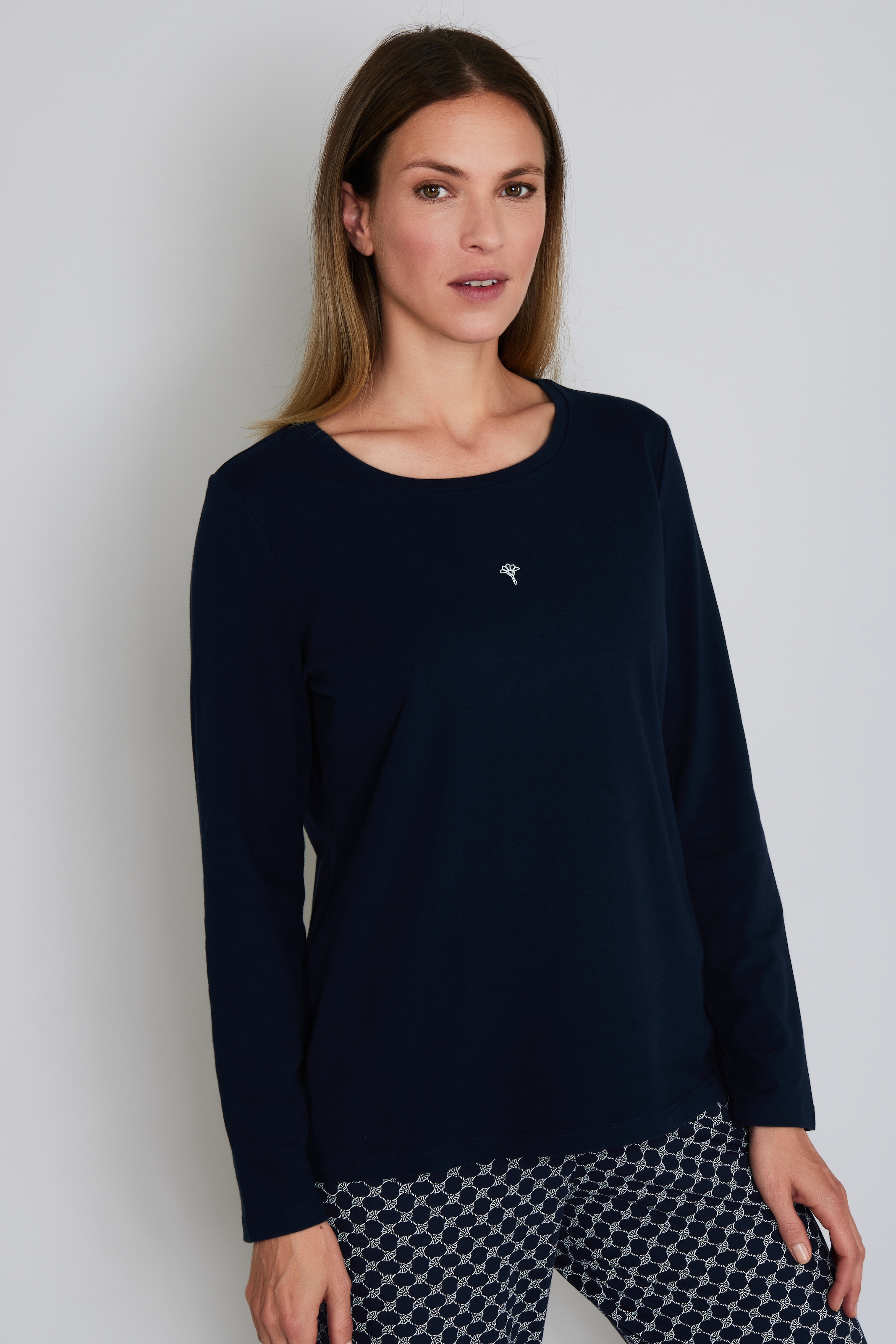 JOOP Pyjamaoberteil "Cosy", mit Rundhalsausschnitt günstig online kaufen