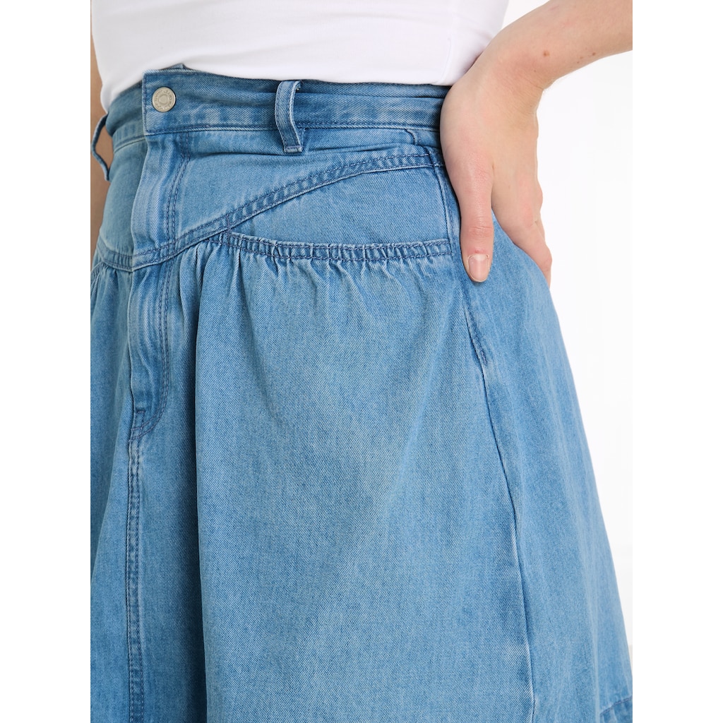 Tommy Jeans Bleistiftrock »TJW CHAMBRAY MINI SKIRT«