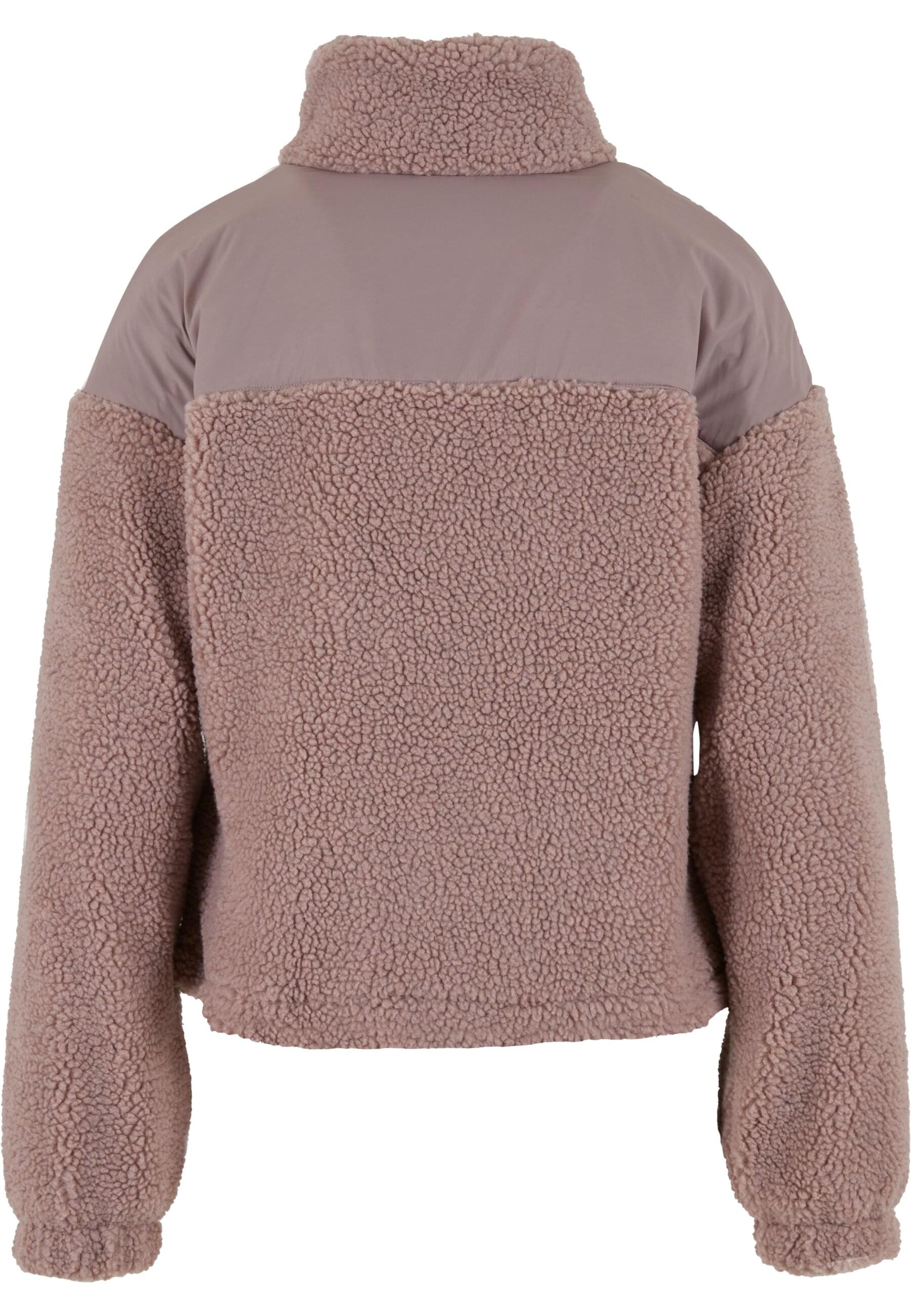 URBAN CLASSICS Winterjacke »Urban Classics Damen Ladies Sherpa Mix Jacket«, (1 St.), mit Kapuze