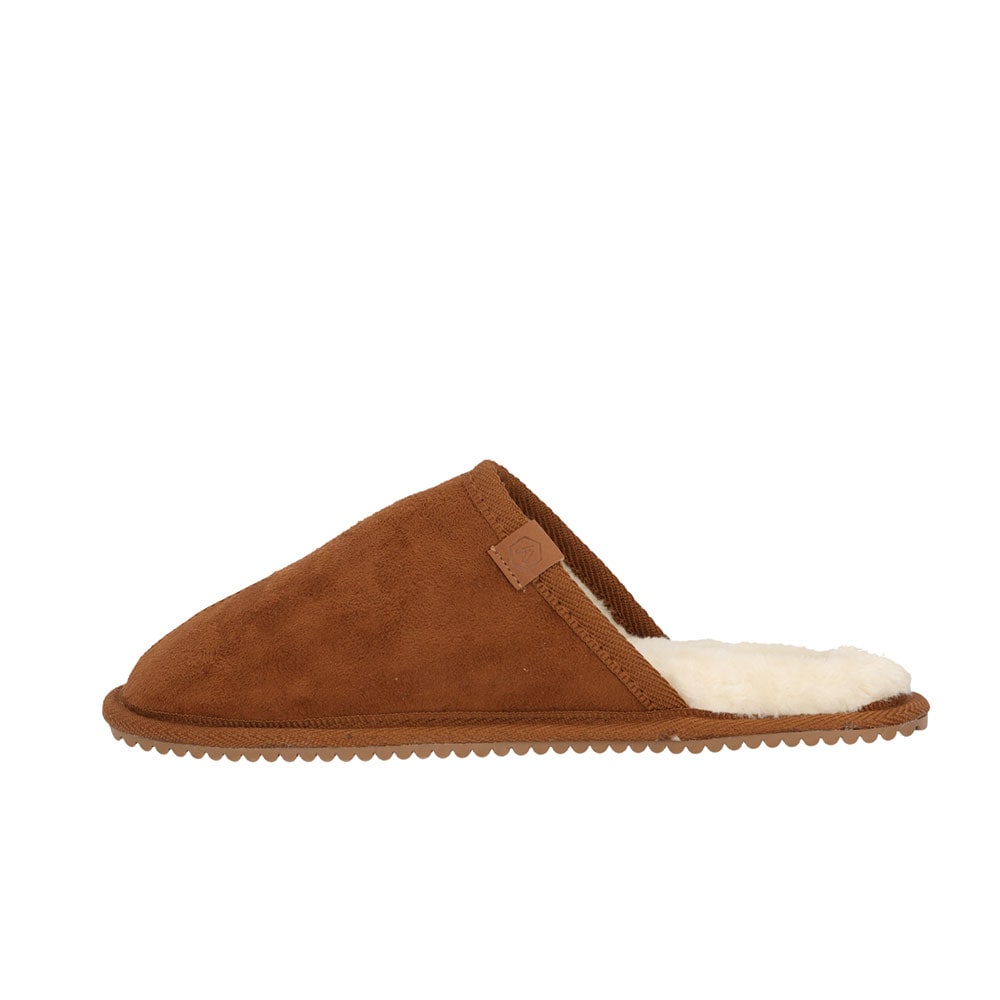 Apollo Pantoffel, (2 tlg.), aus Wildlederimitat mit Gummisohle