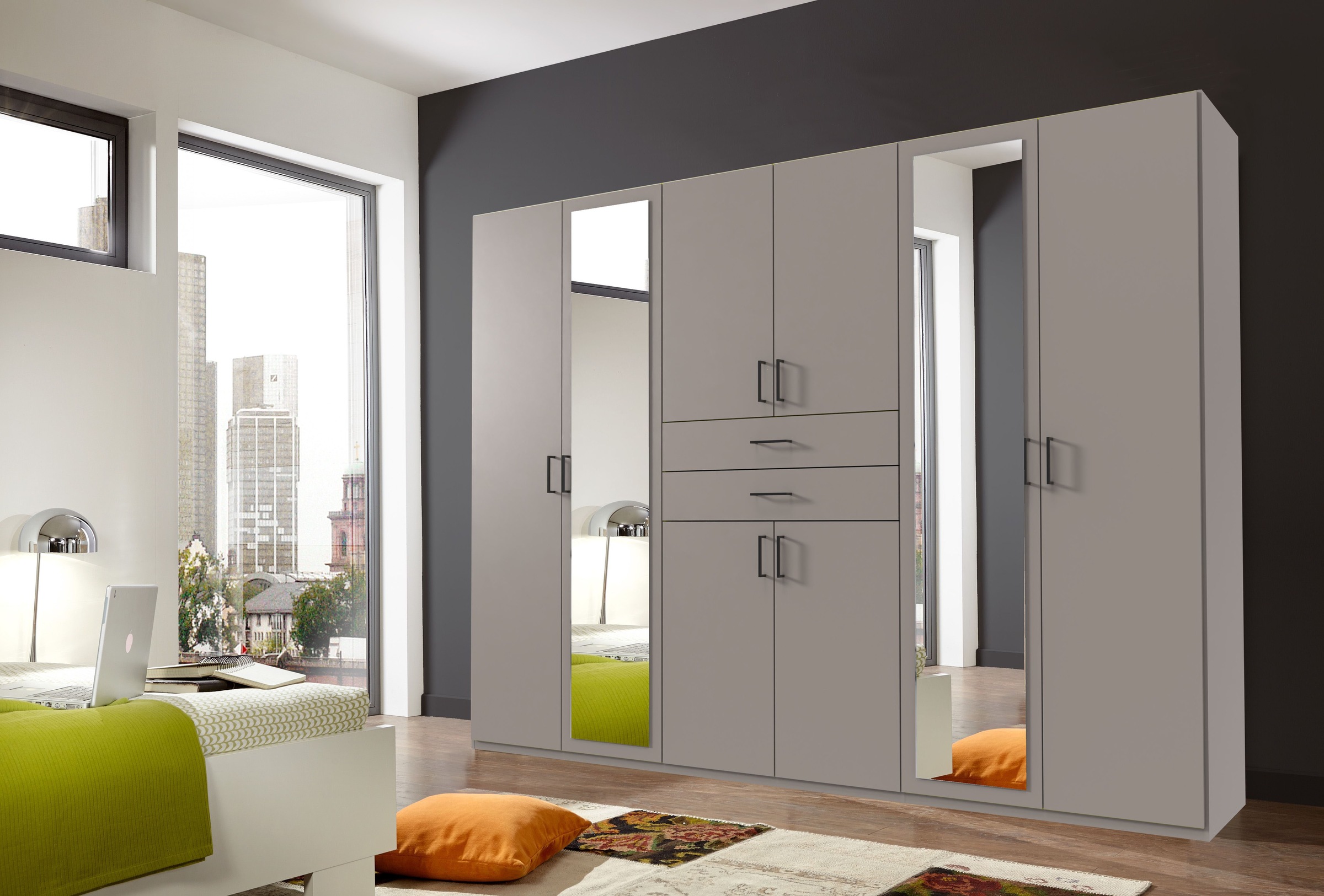 Wimex Kleiderschrank "Diver Drehtürenschrank mit Spiegel, 180, 225 o. 270cm günstig online kaufen