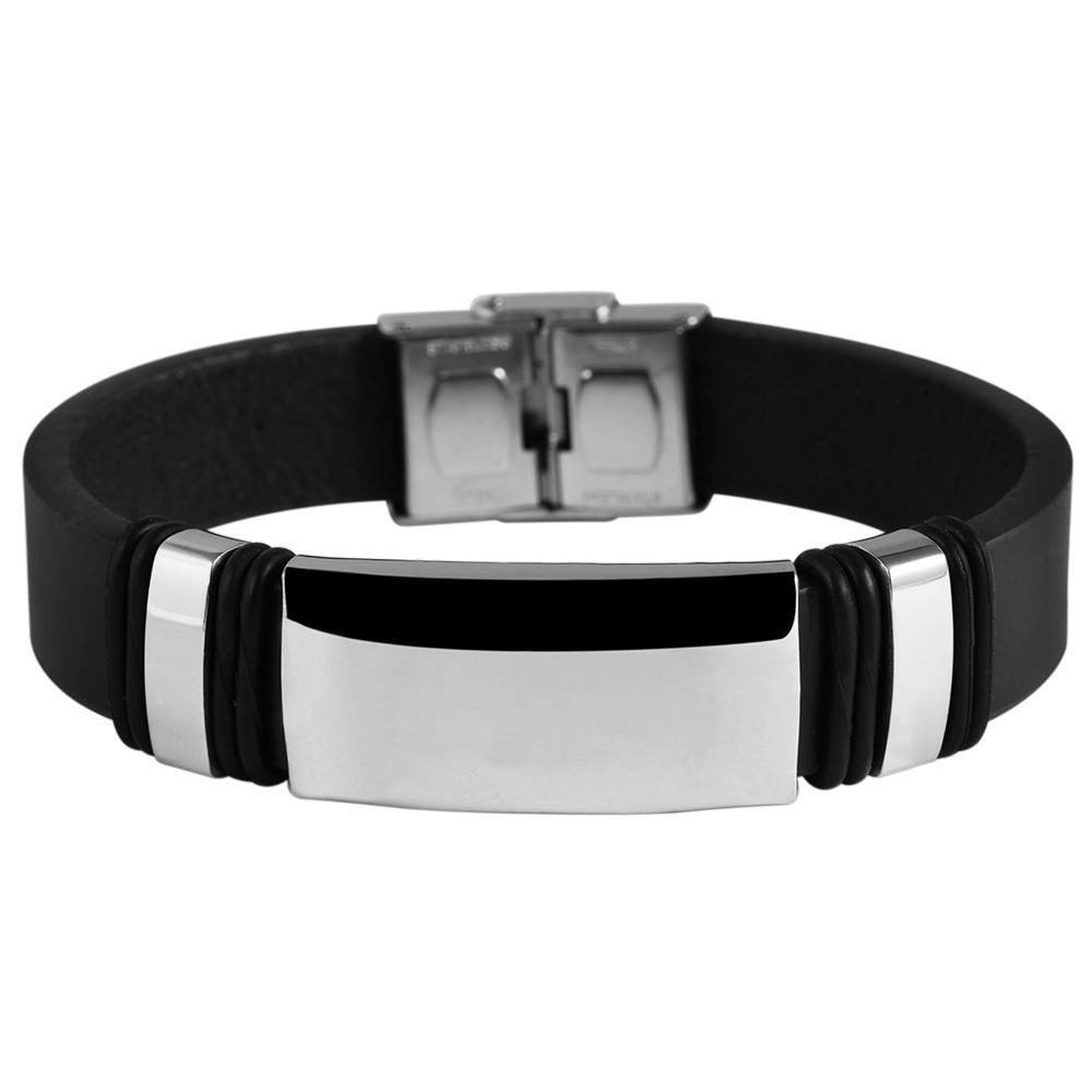 Adelia´s Armband »Unisex Armband aus Leder 21 cm« Schöne Geschenkidee zum Weihnachten