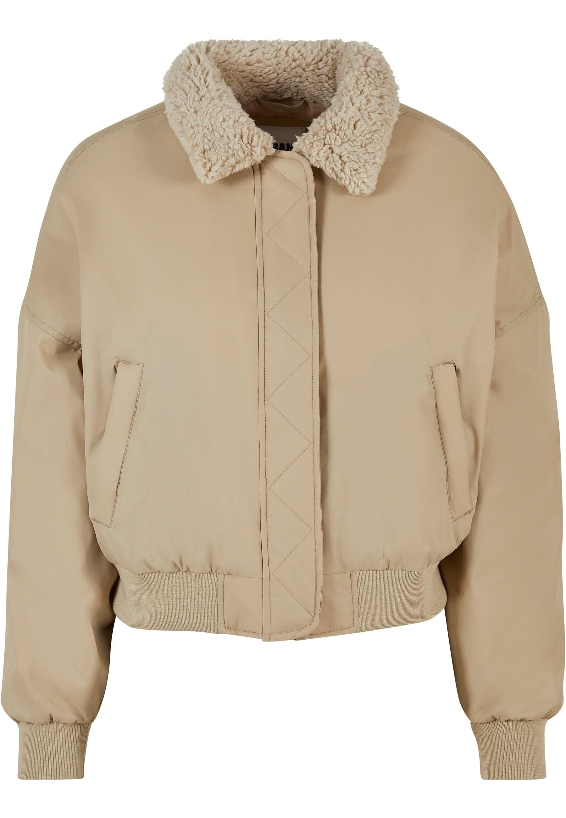 URBAN CLASSICS Winterjacke »Urban Classics Damen Ladies Pilot Bomber Jacket«, (1 St.), ohne Kapuze