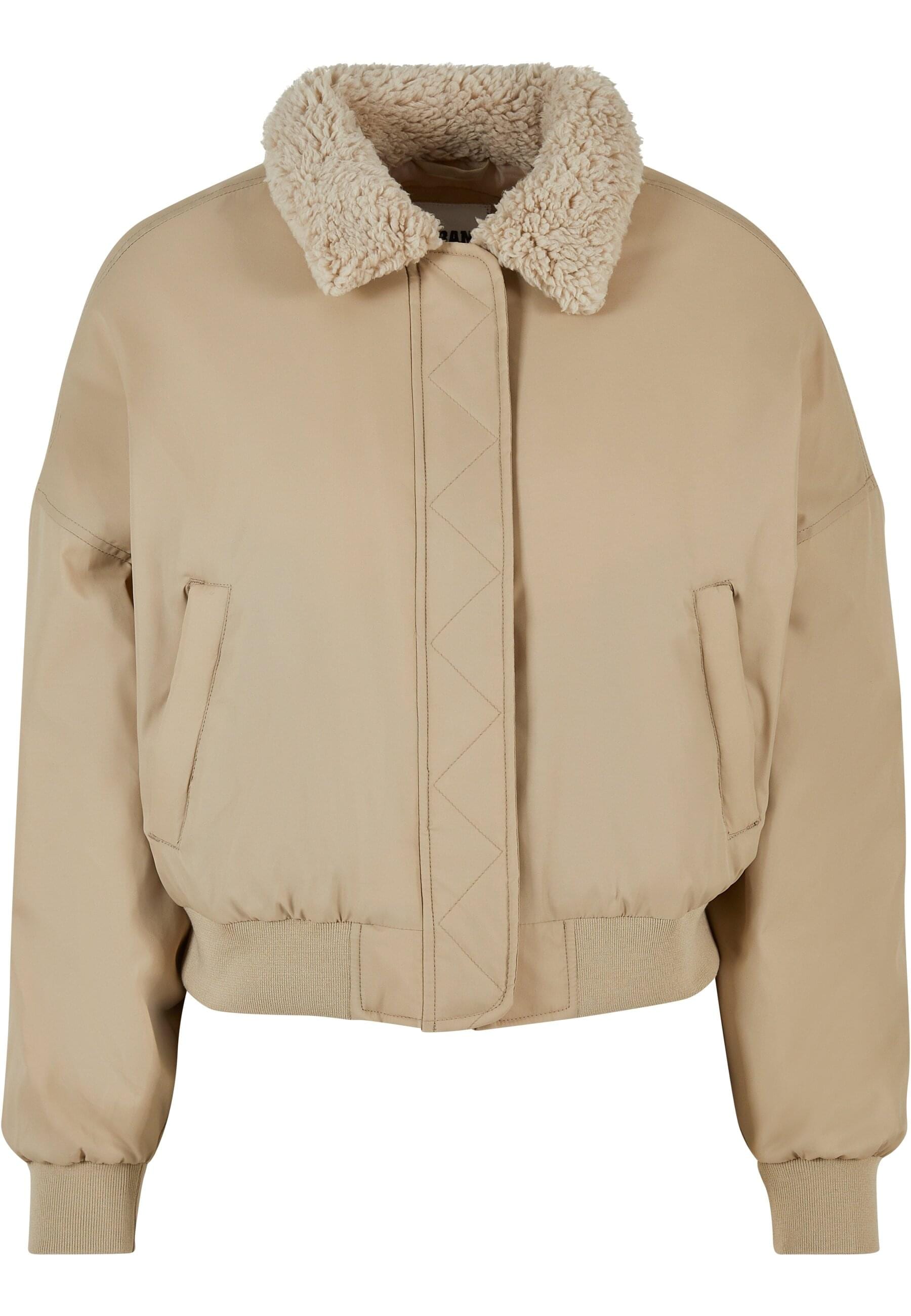 URBAN CLASSICS Winterjacke "Urban Classics Damen Ladies Pilot Bomber Jacket günstig online kaufen