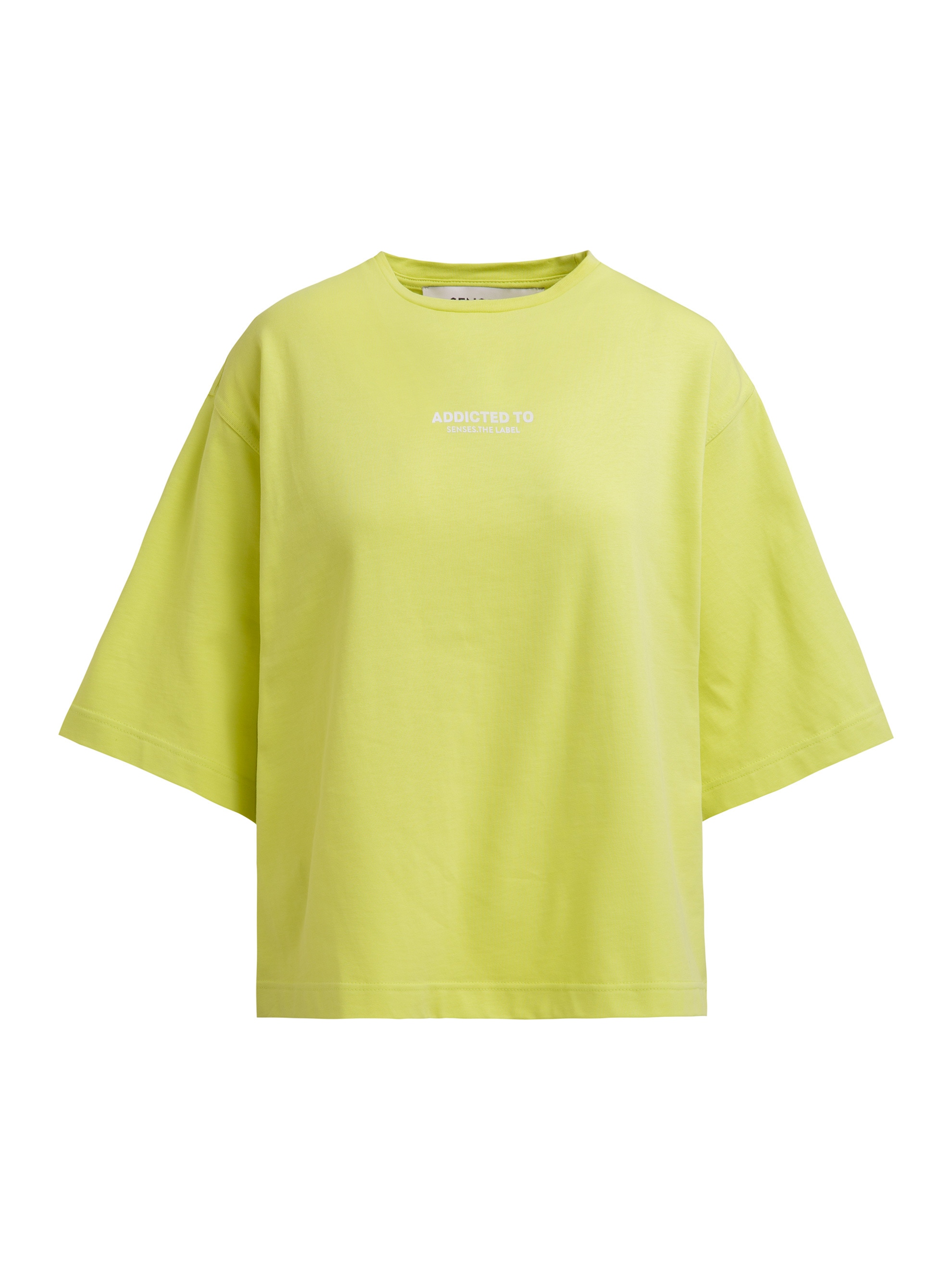 SENSES.THE LABEL Rundhalsshirt mit Seitenschlitze