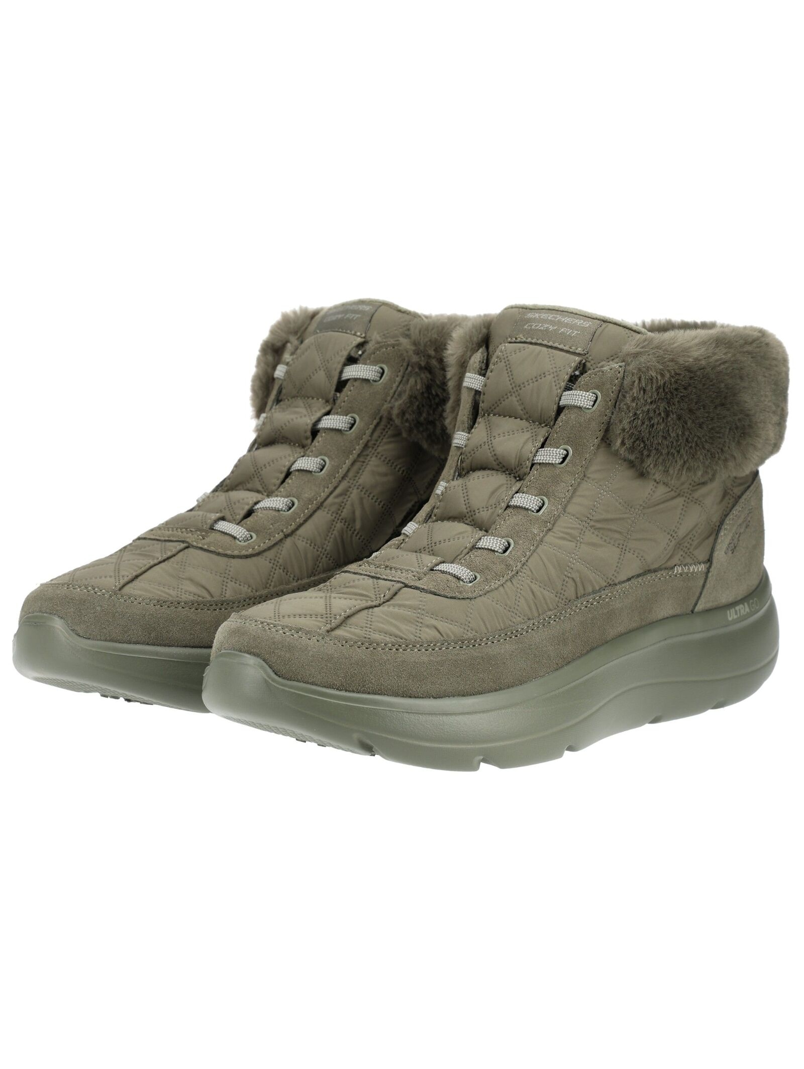 Skechers Schnürstiefelette »Skechers Stiefelette Veloursleder/Textil«