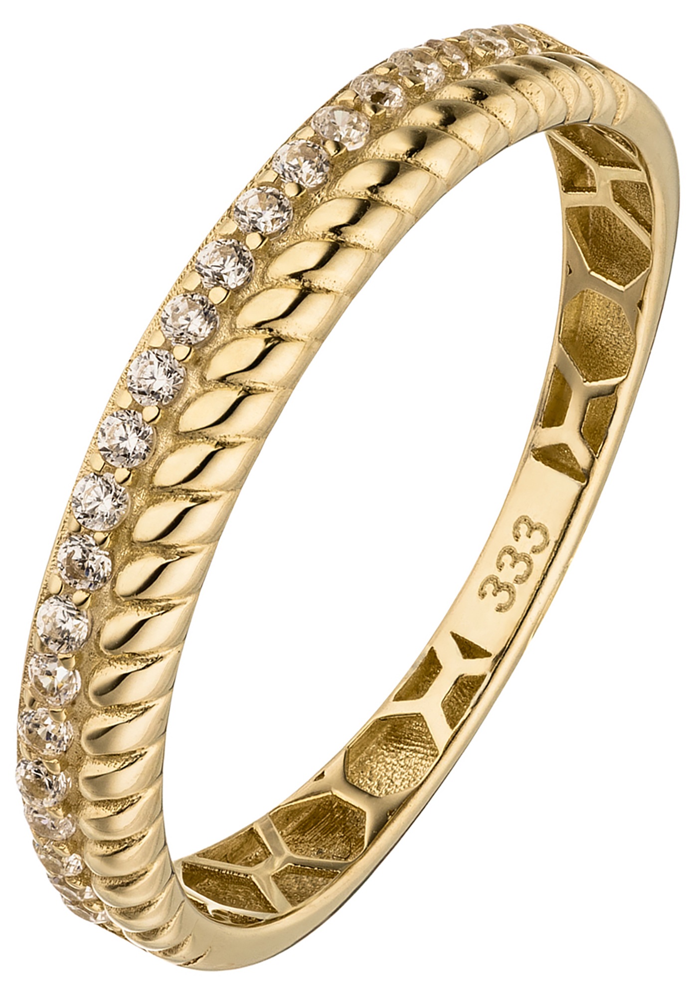 Goldring JOBO Yellow Gold 333 Women's Ring Size 50