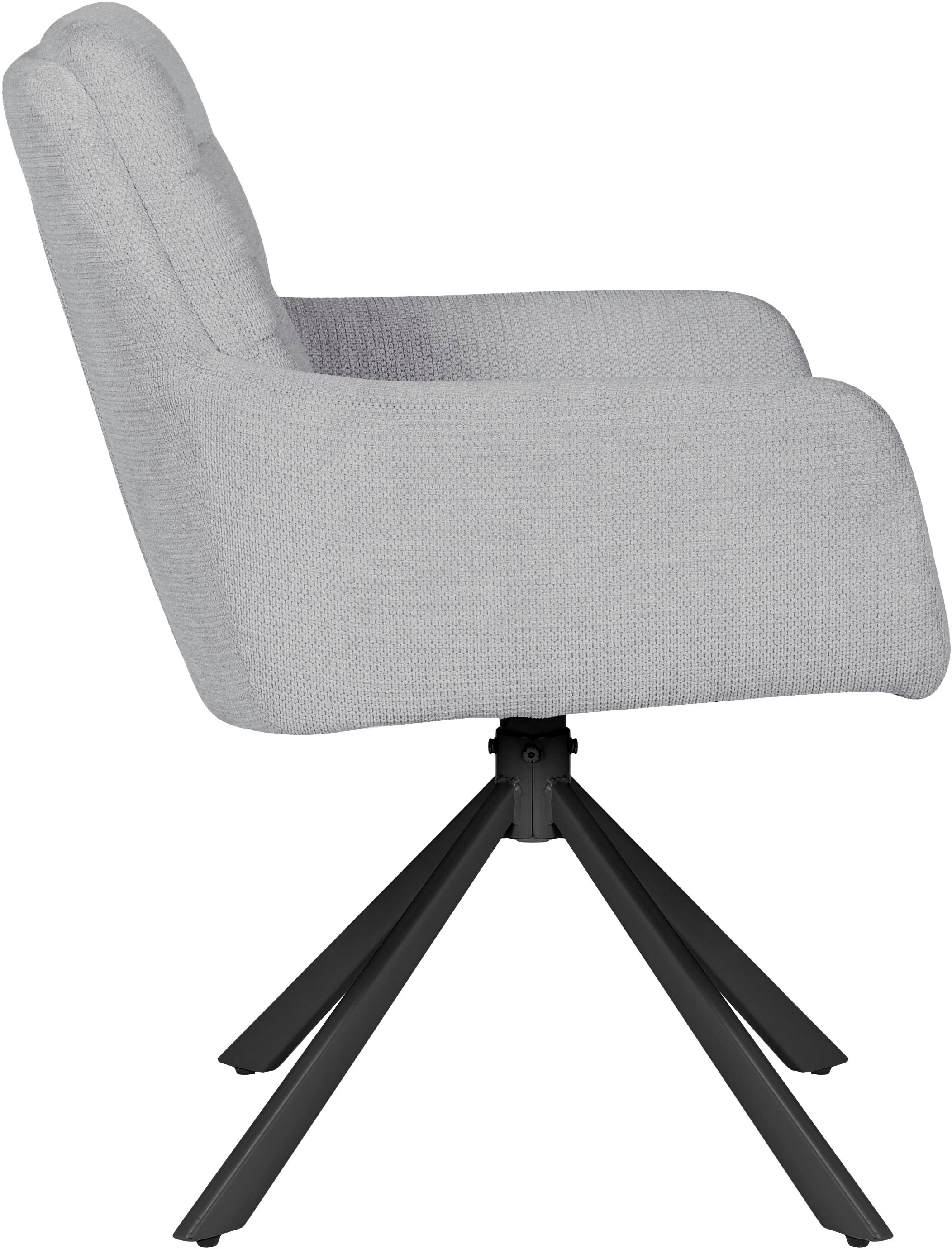 OTTO home Esszimmerstuhl »Asly« () 1 Stk.mit hochwertigem Webstoff, Holzgestell und 360°-Funktion