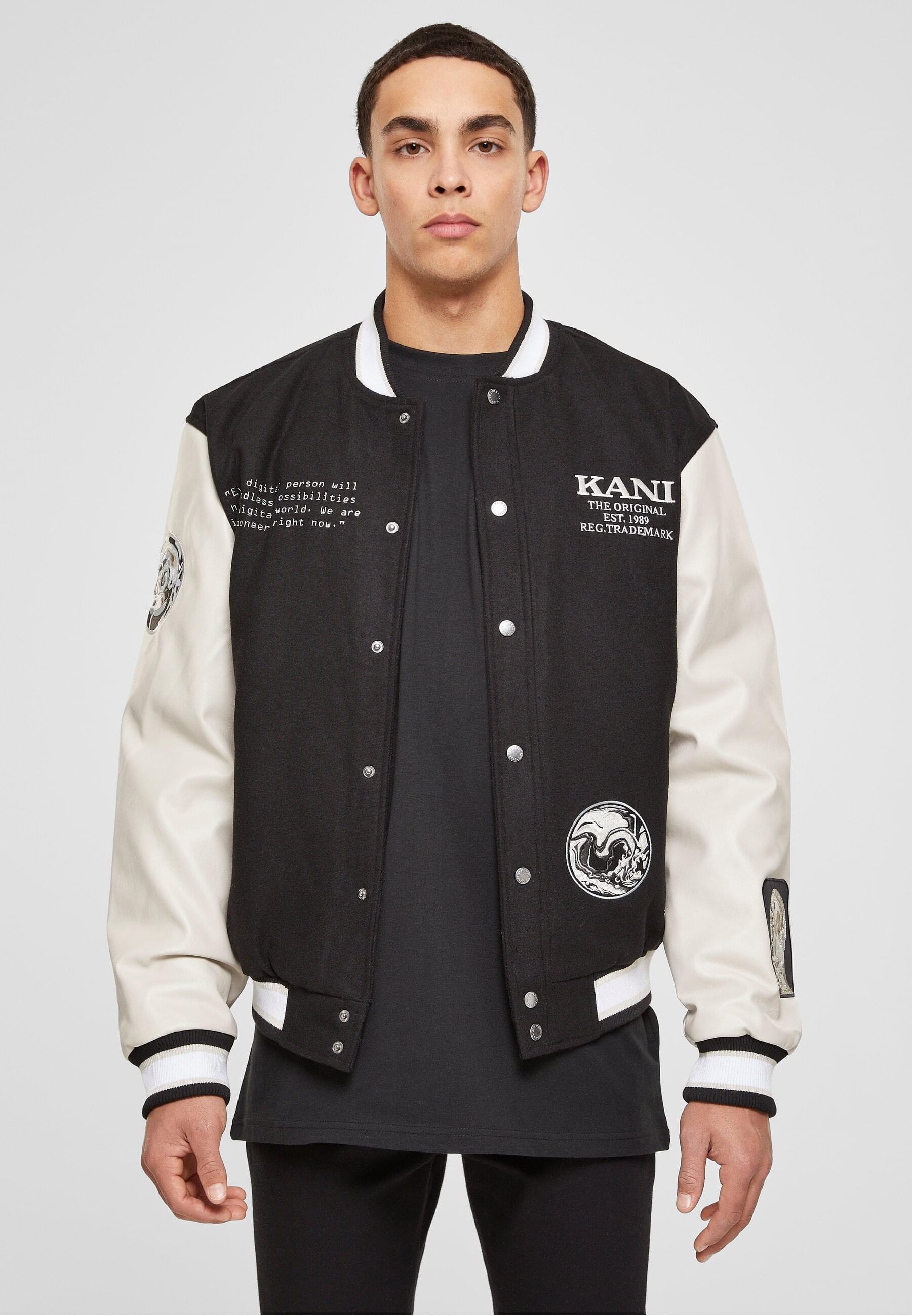 Karl Kani Allwetterjacke »Karl Kani Herren KM231-008-2KK Retro Block College Jacket«, (1 St.), mit Kapuze