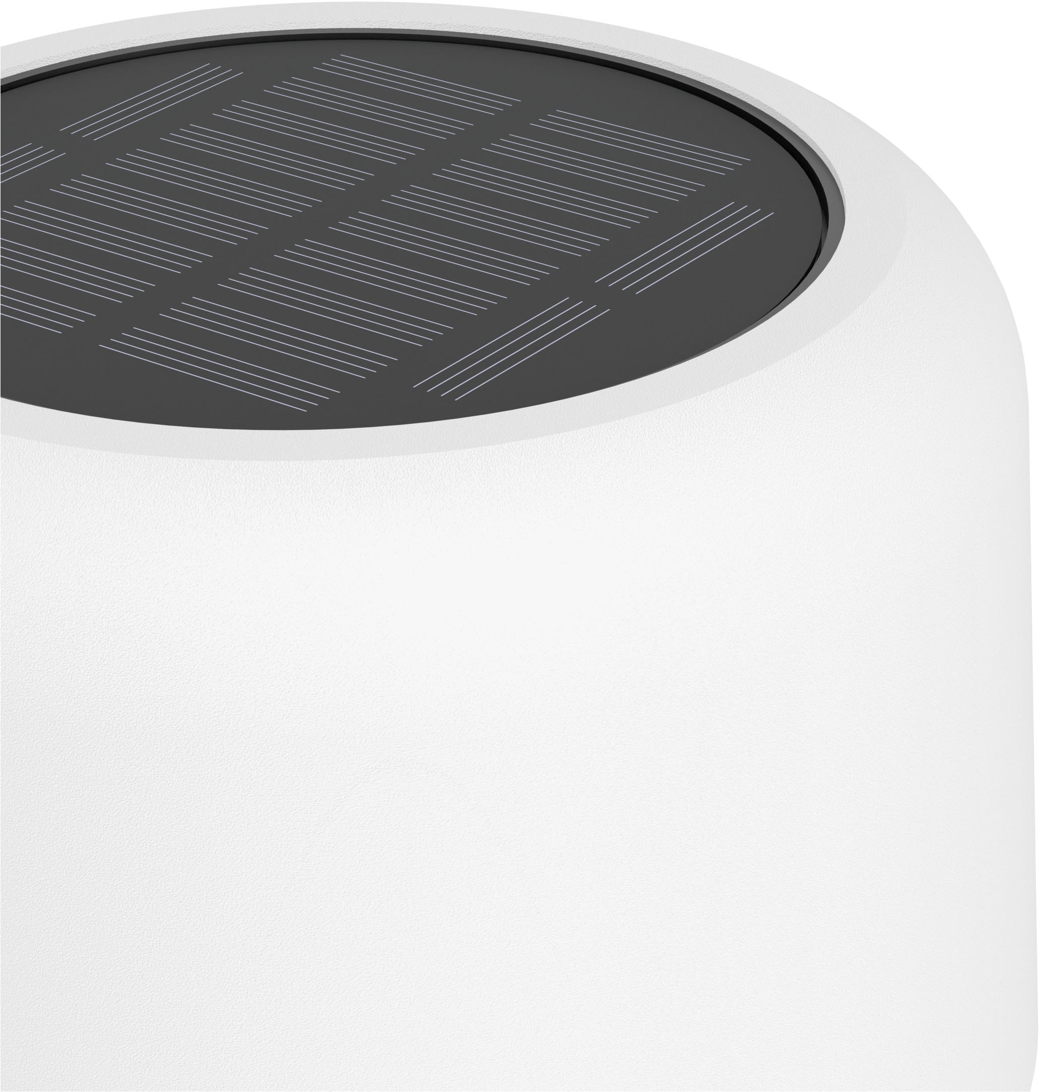 EGLO Stehlampe »ROCCANOVA-L Stehlampe - Stahl - SOLAR-LED - 2,8W - IP44« LED-Modul 1 Stk. Warmweiß Standleuchte, Leselampe, Wohzimmer, Schlafzimmer, H120 x Ø13,5 cm