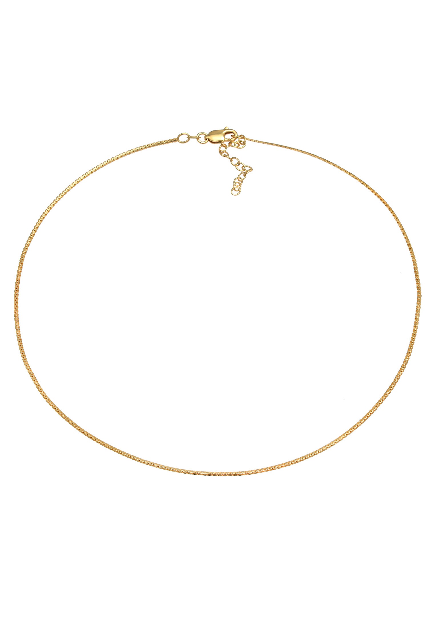 Elli Kette ohne Anhänger »Choker Venezia Kette Vierkant Basic 925 Silber«