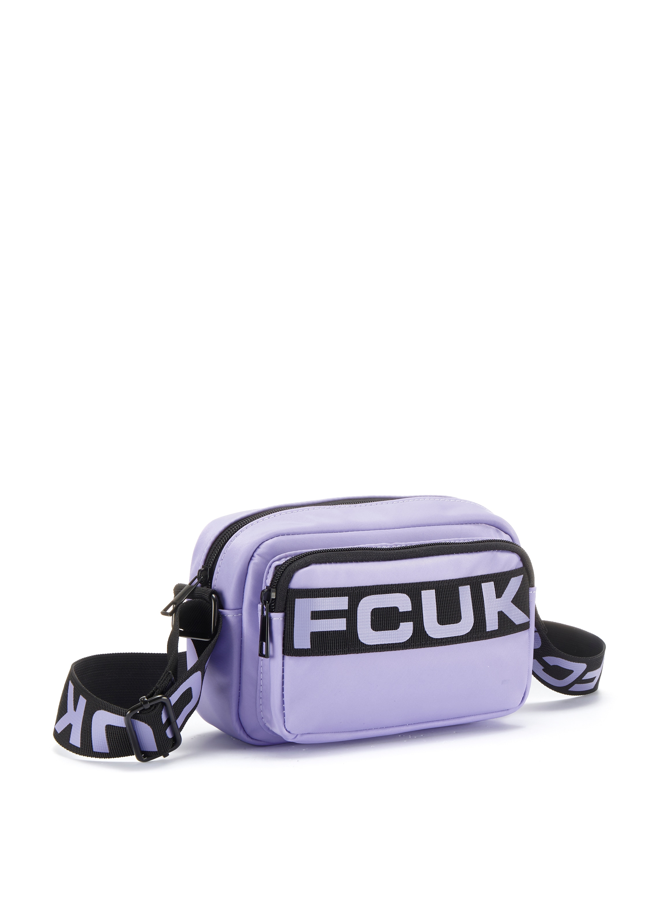 FCUK Umhängetasche, Minibag, Handtasche mit verstellbarem Schulterriemen VEGAN