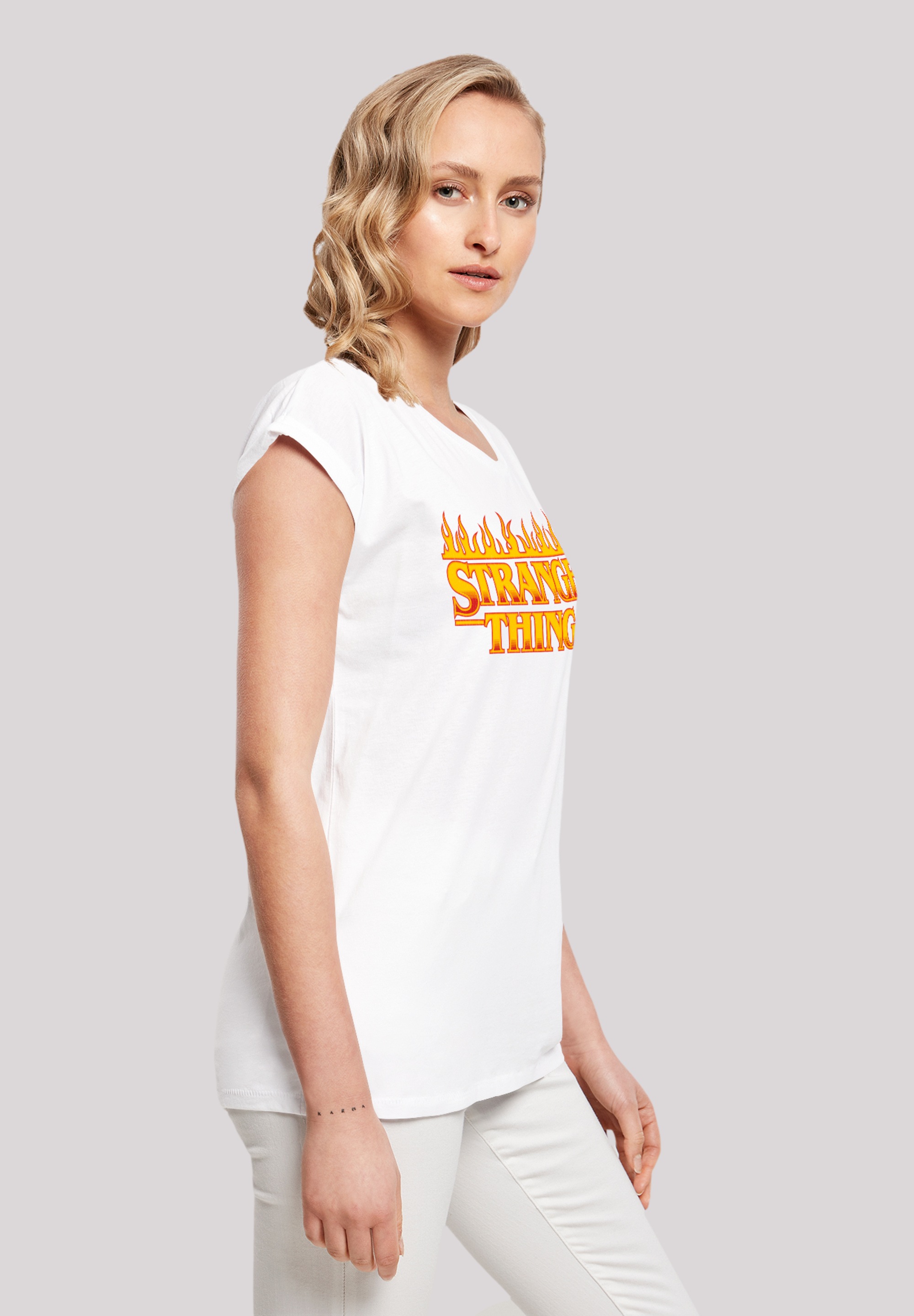 F4NT4STIC T-Shirt »Stranger Things Fire Logo« Premium Qualität