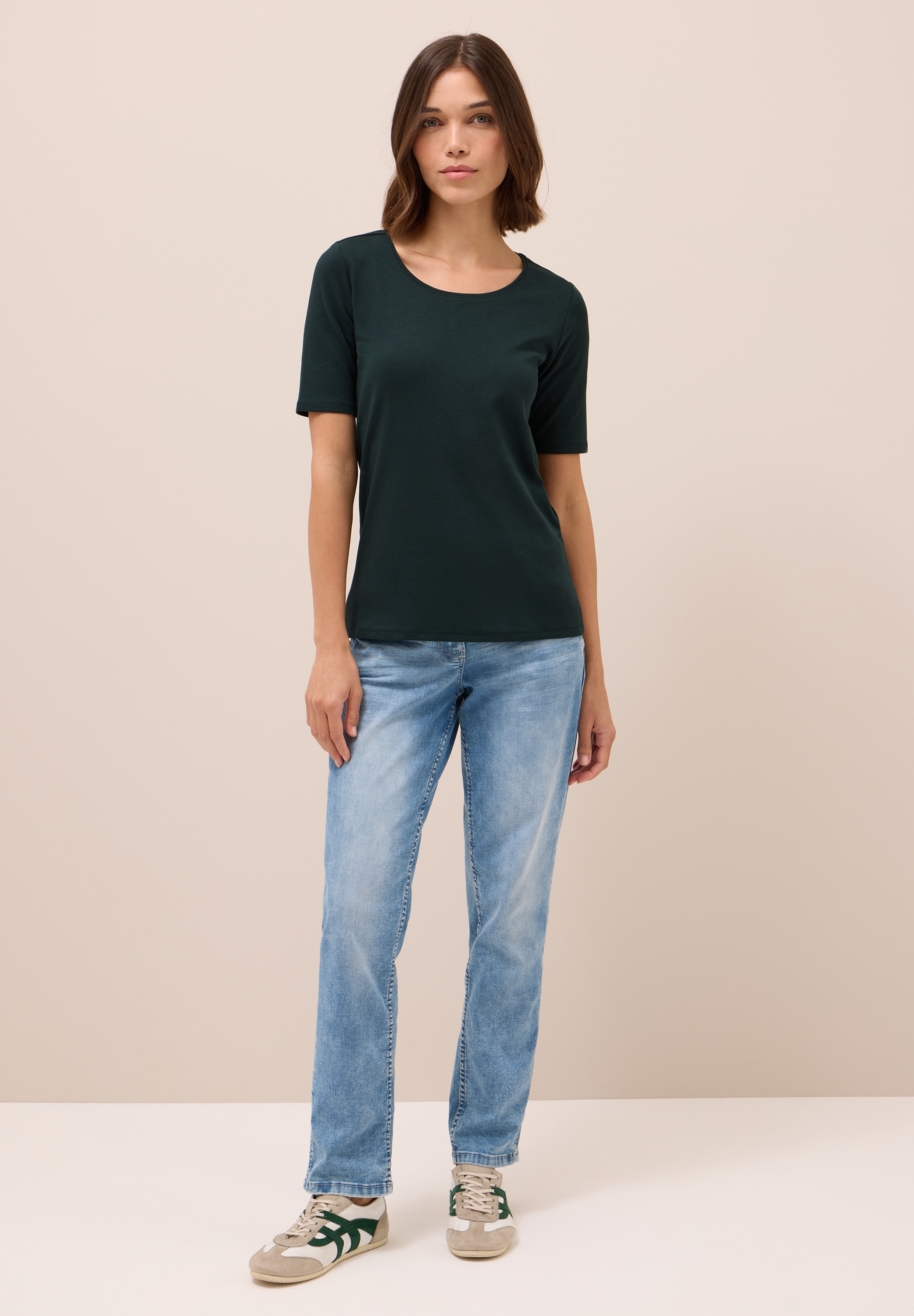 Cecil T-Shirt, in Unifarbe