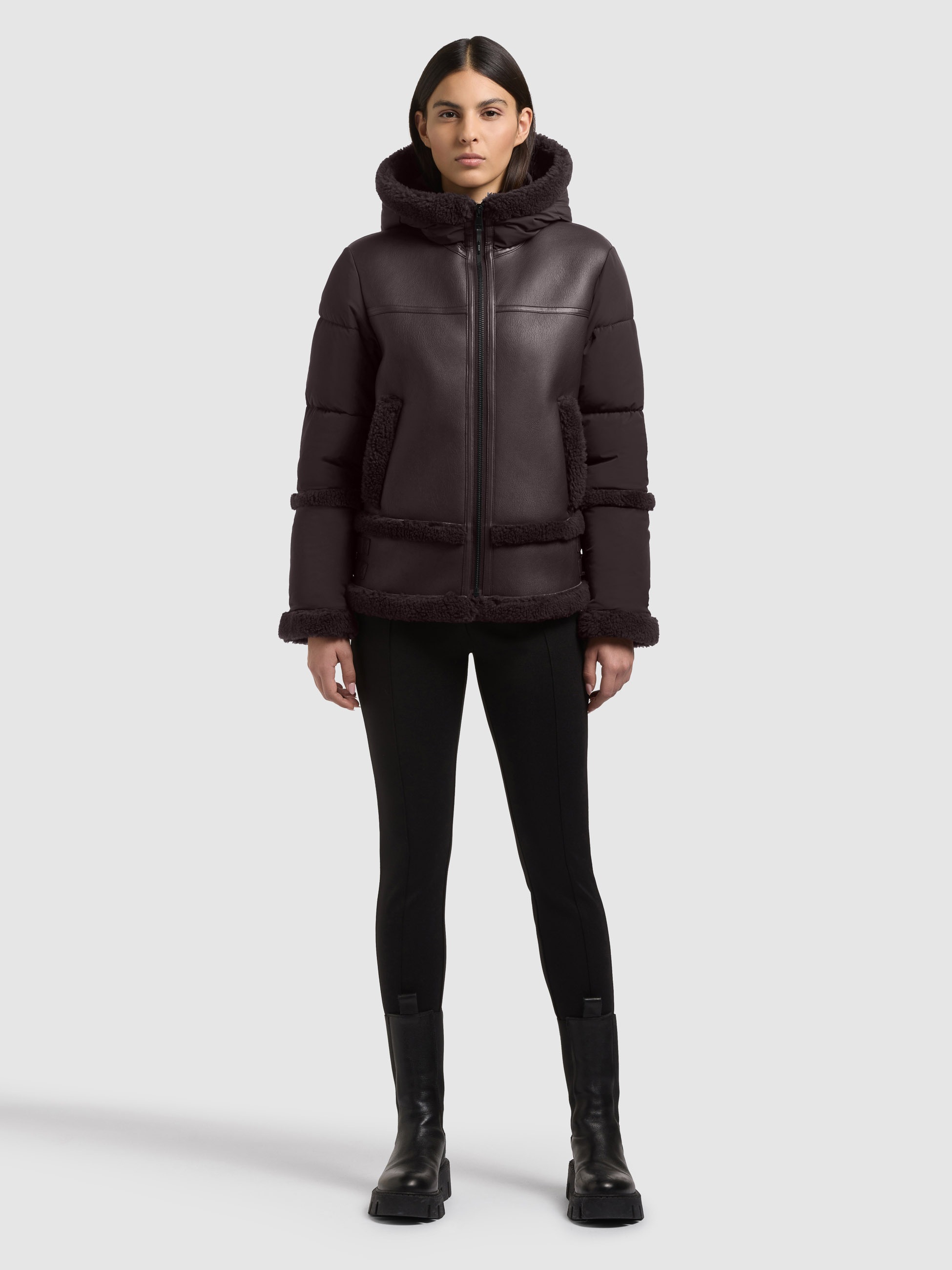 khujo Winterjacke »LEXYA« mit Kapuze