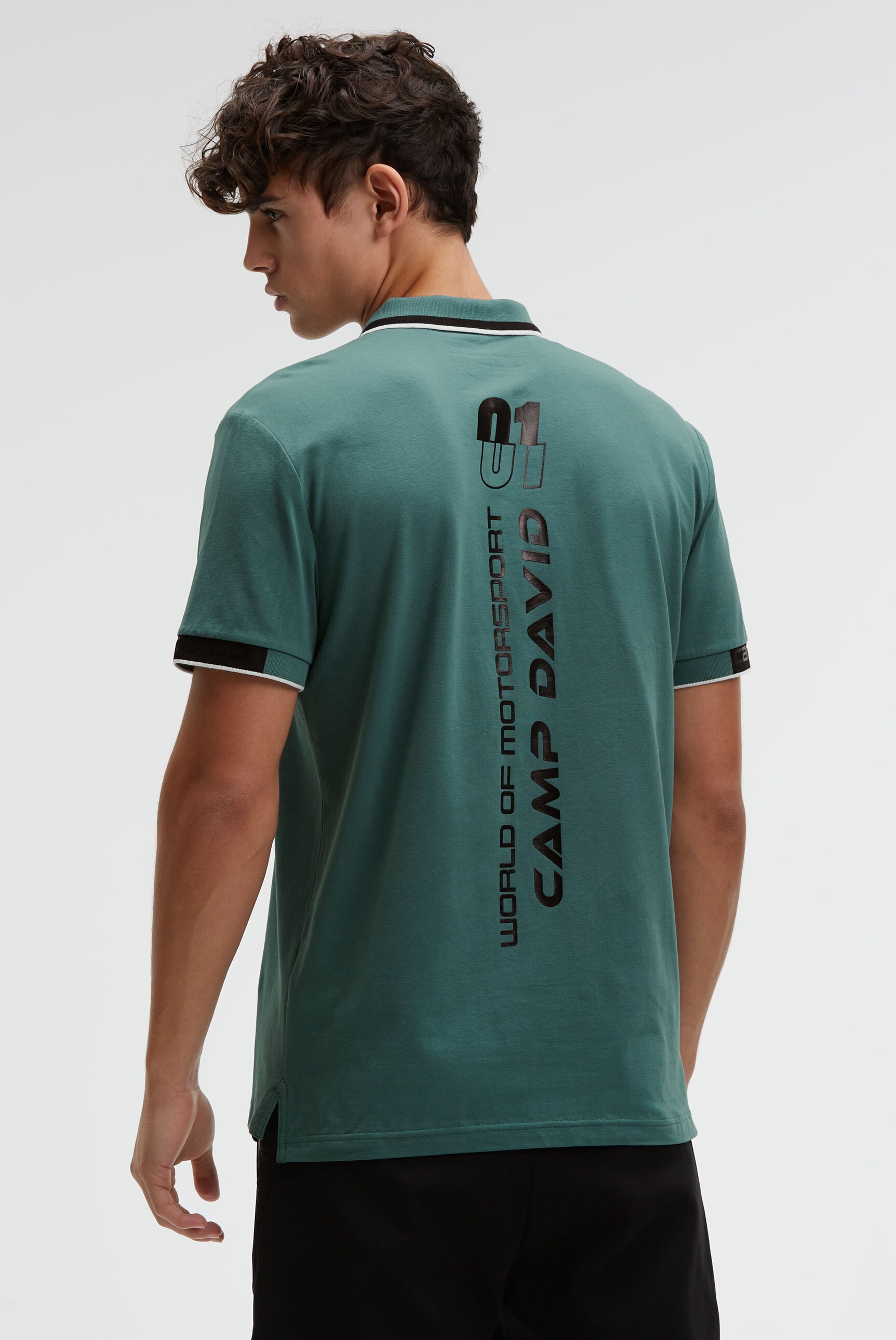 CAMP DAVID Poloshirt mit Baumwolle