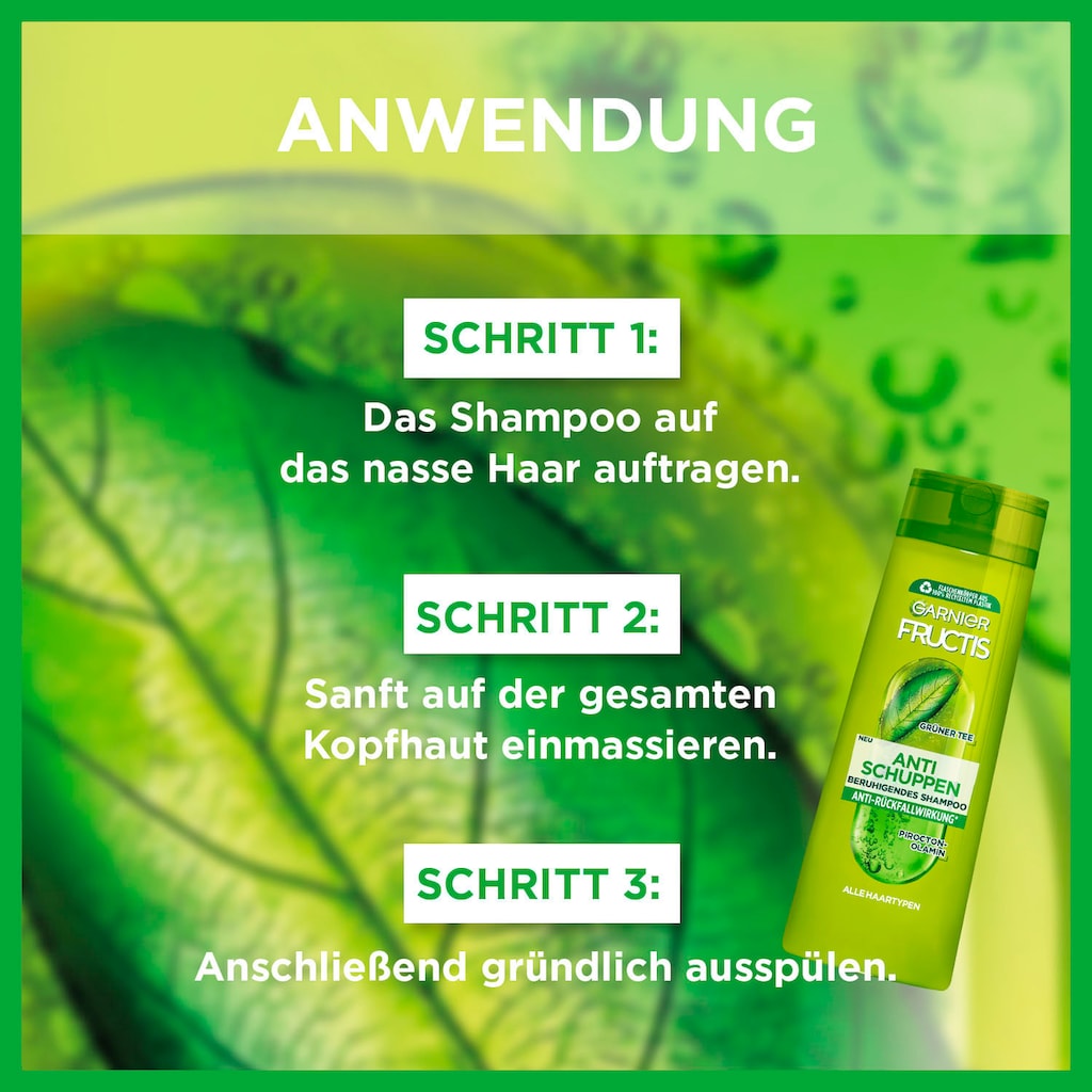 GARNIER Haarshampoo »Garnier Fructis Anti-Schuppen Shampoo«