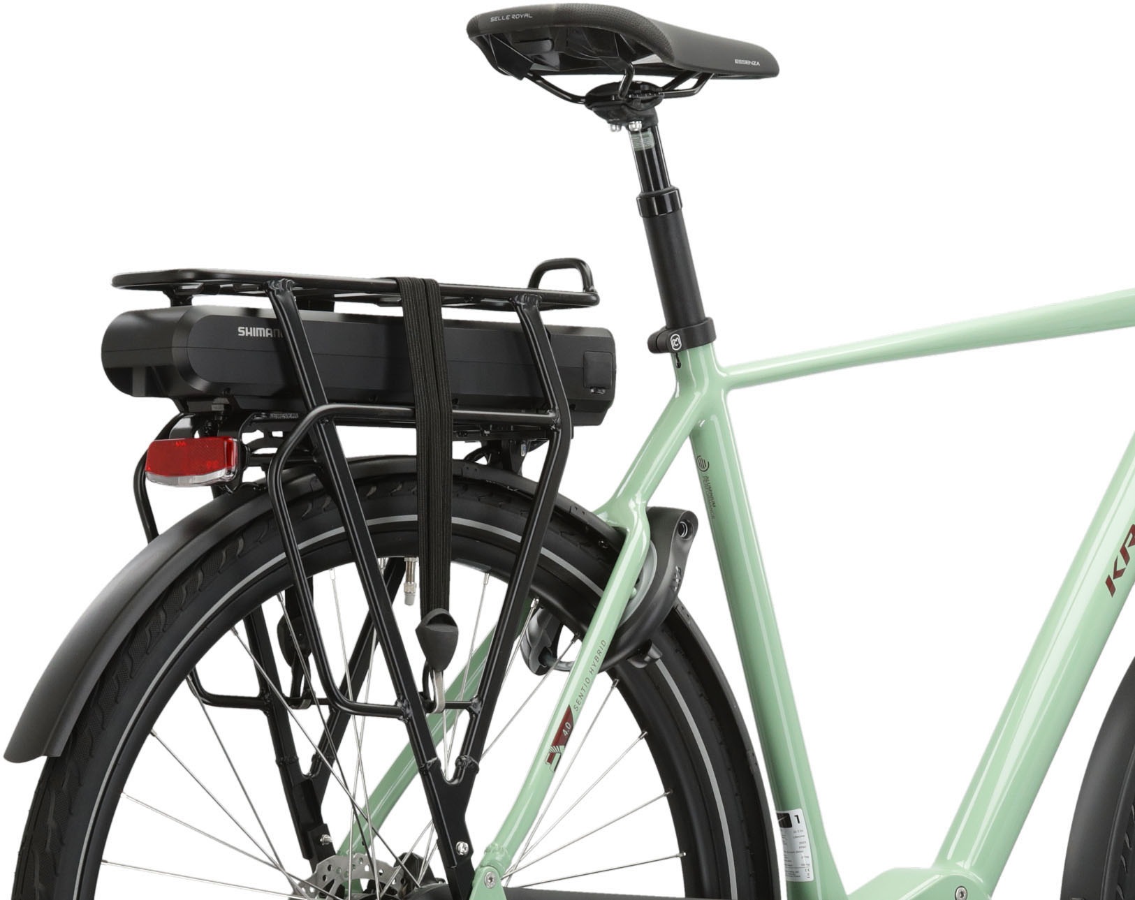 Kross »E-Citybike Sentio Hybrid 4.0 28 Zoll grün« 7 Gang Shimano NEXUS Schaltwerk Nabenschaltung Mittelmotor 250 W Pedelec, Elektrofahrrad für Damen und Herren